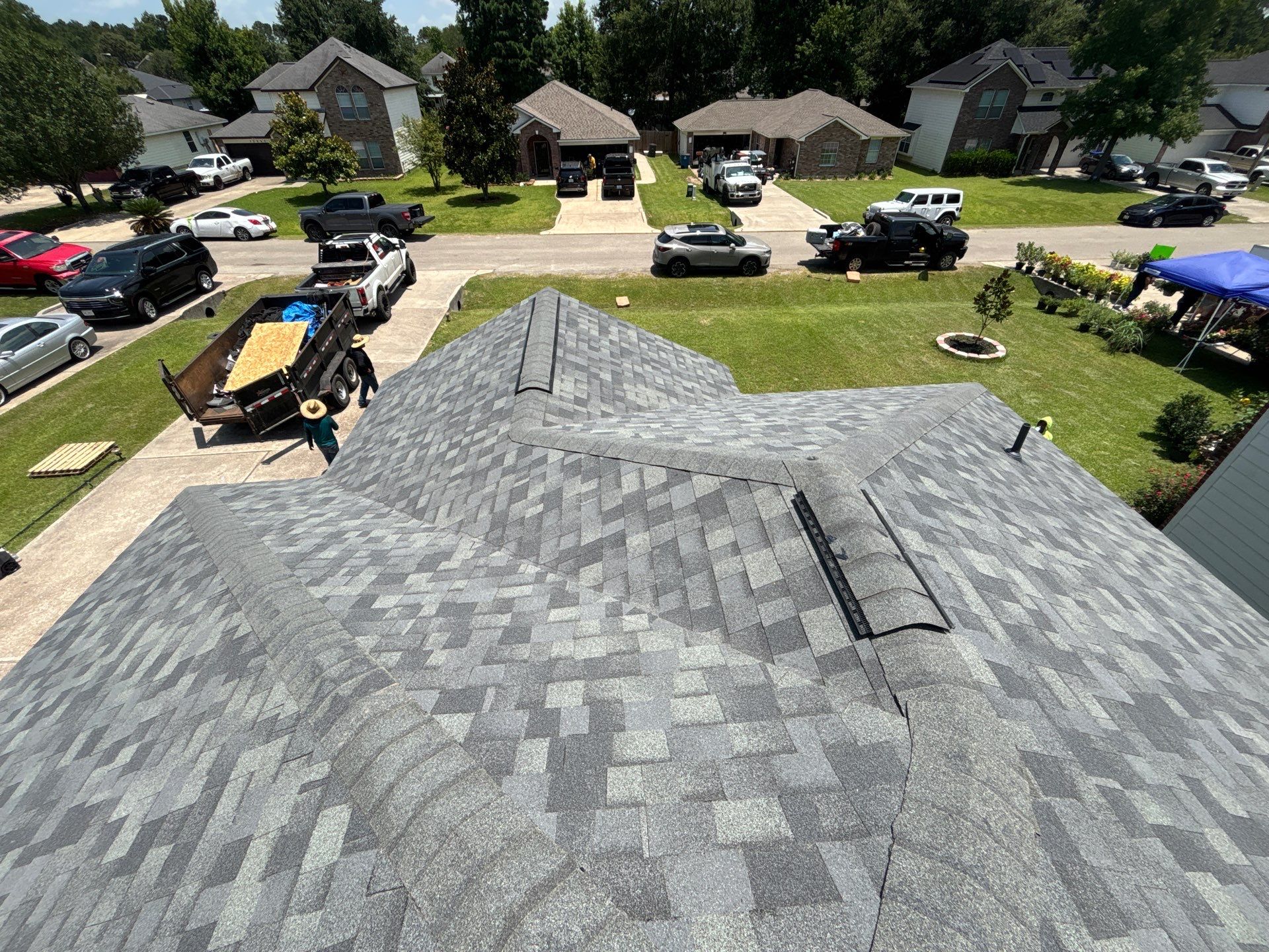 Owens Corning Duration Shingle Roof Replacement in Willis, Texas by Abbott Roofing Company