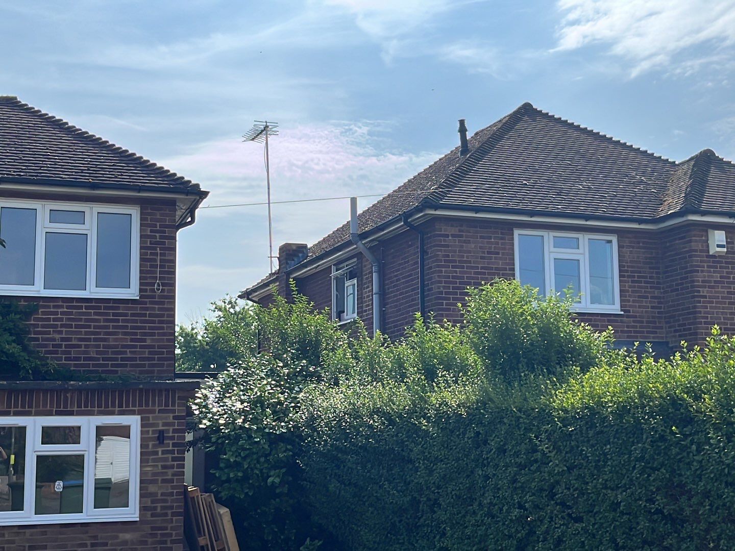 Roof Clean - Biocide Treatment using Mosmatic FSC and Biocide by Ges Exterior Cleaning ltd