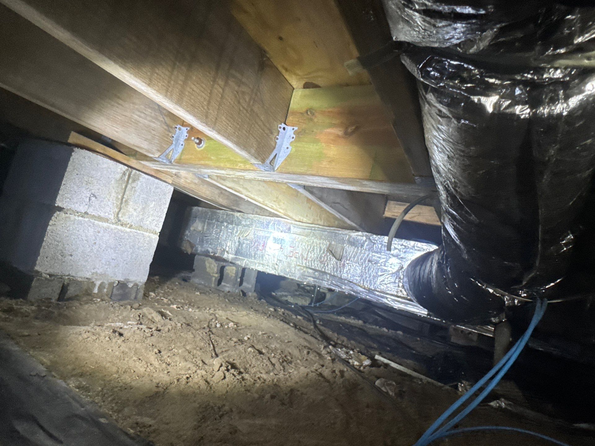 Project in Carrsville by Patriot Crawl Space Repairs