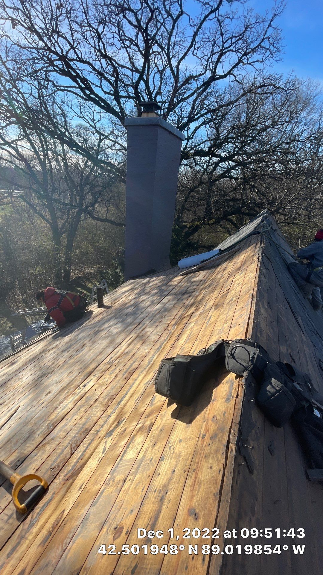Slate Roof Removal using Atlas Storm Master Slate by Total Exteriors