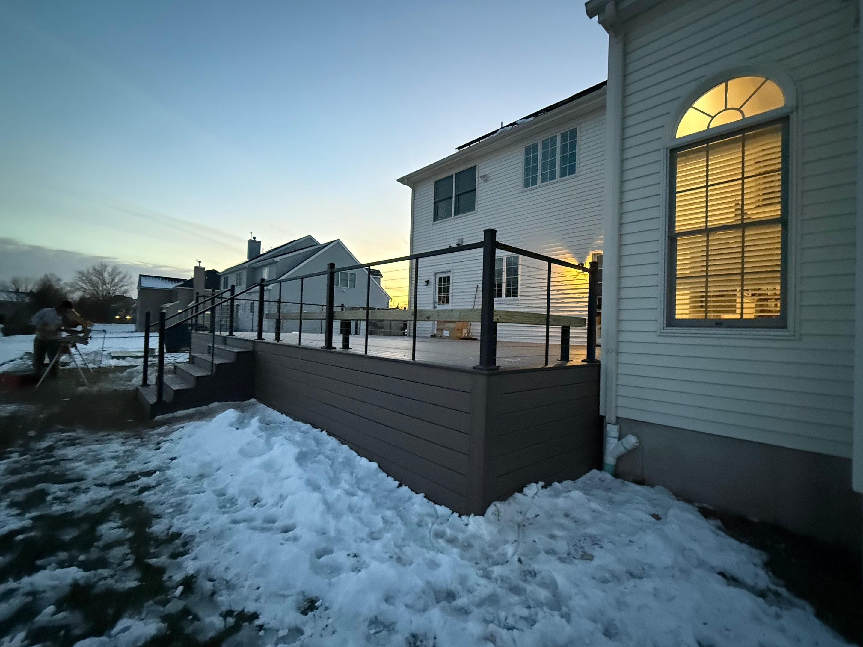 New Deck and outdoor Kitchen In Hillsborough , New Jersey by deck guardian
