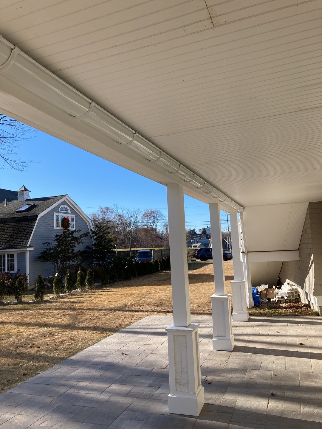 Cohasset, MA Gutter Installation using 6" Half Round Aluminum Gutter by Gutter Pro Enterprises