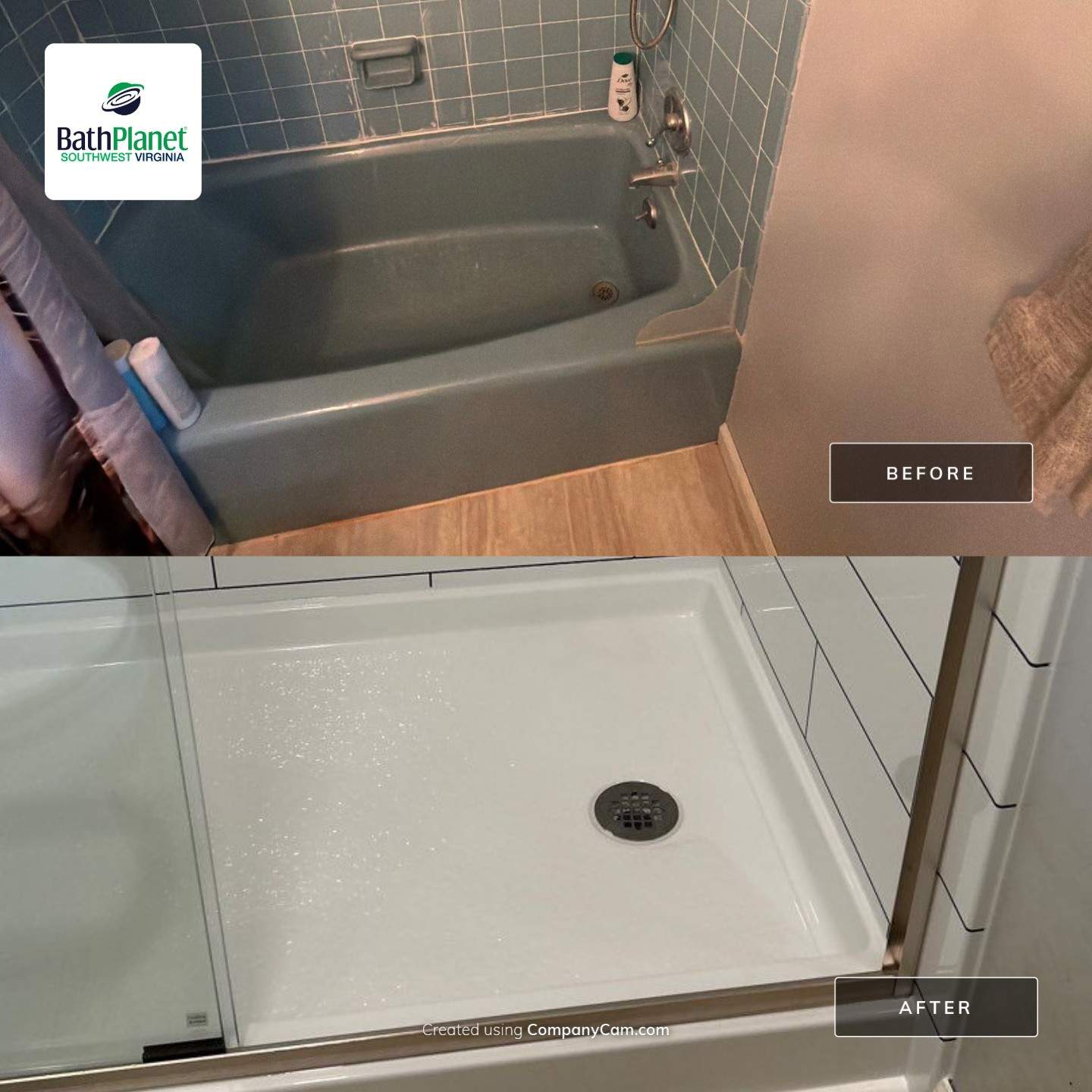 Tub to Shower by BathPlanet SW Virginia