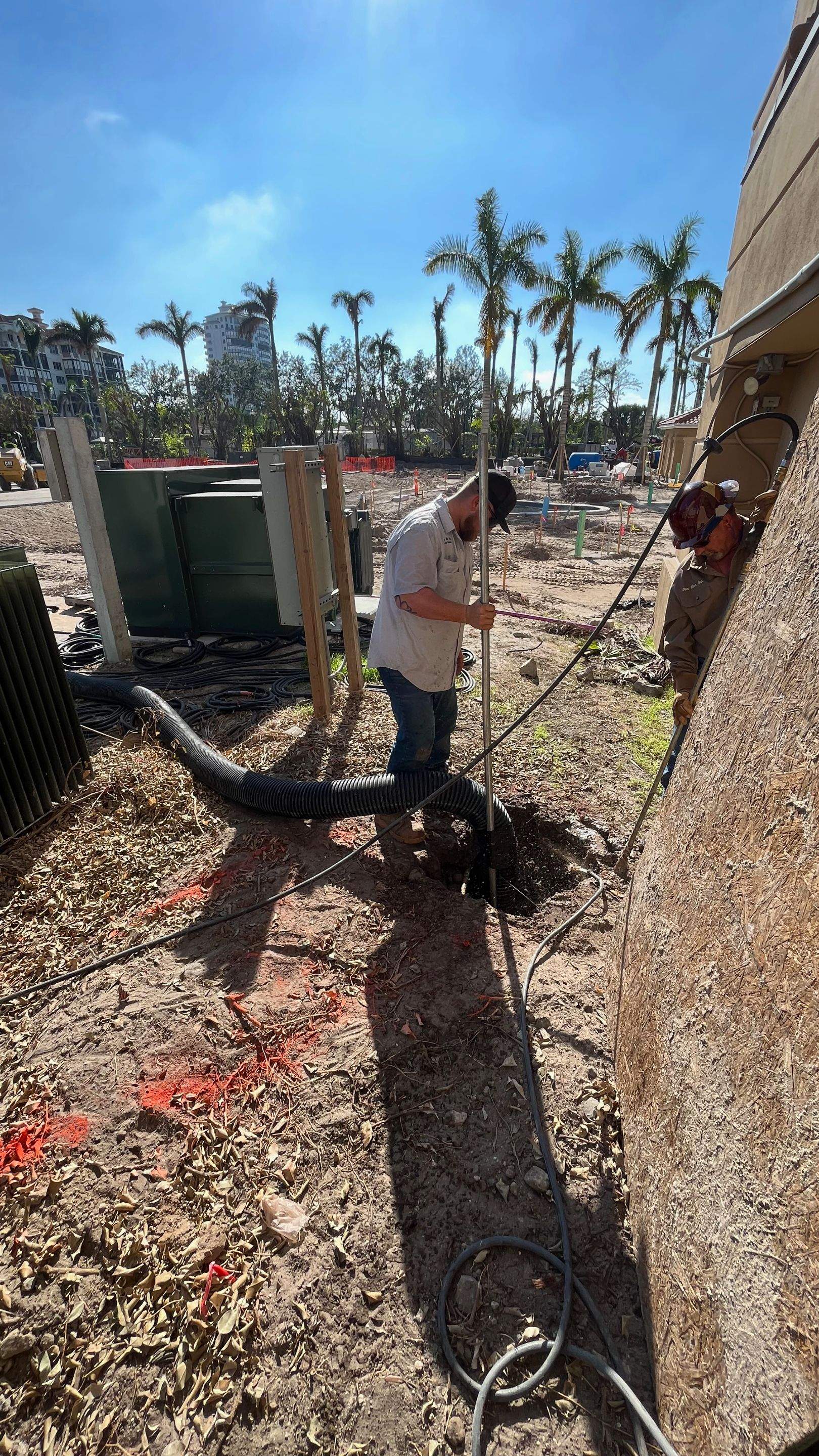 Ritz-Carlton Front Parking Daylighting by Don Mar, Inc. Storm Water Solutions