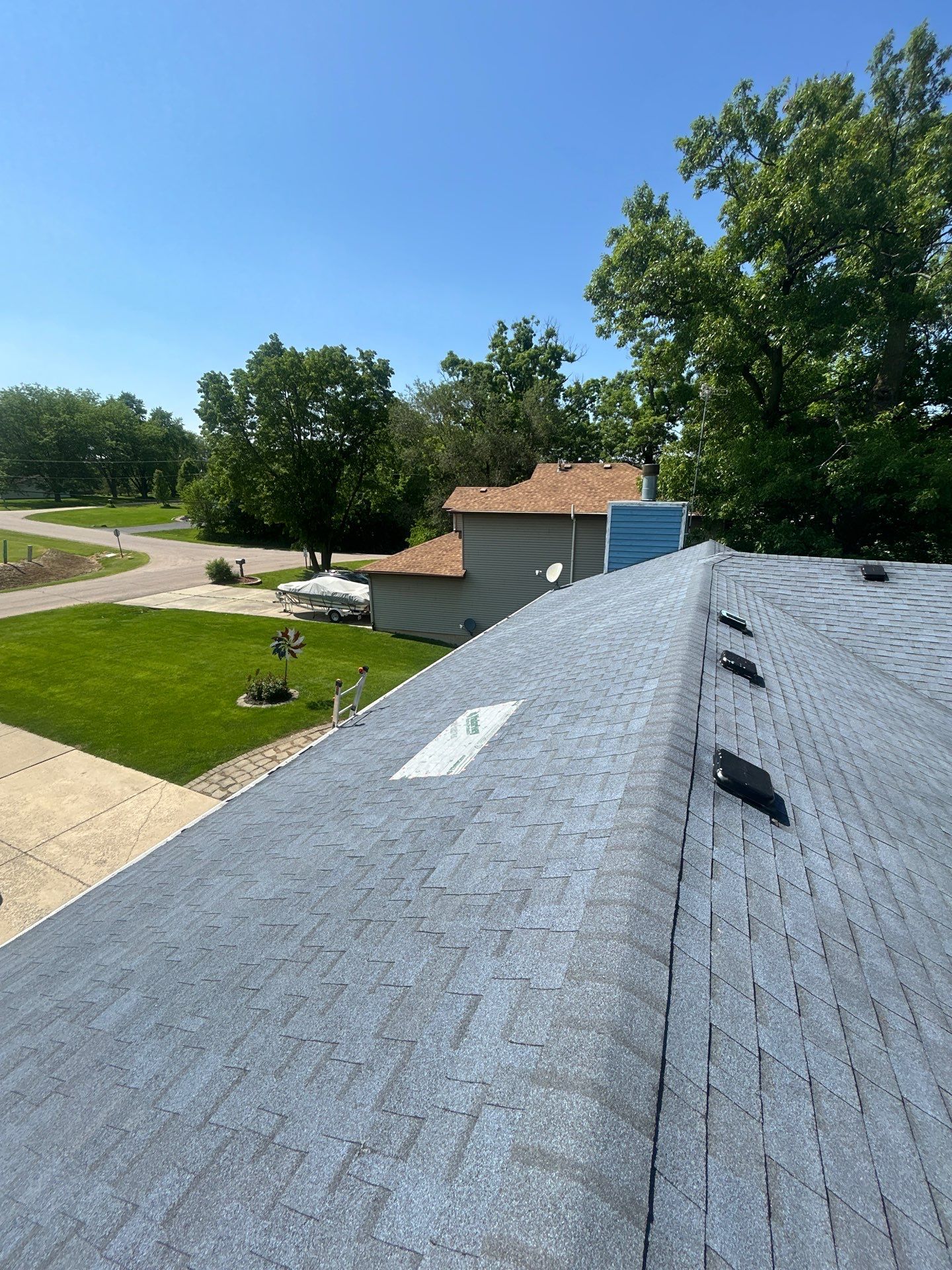 Residential Roofing Installation using Owens Corning  by Perfect Exteriors Inc. 