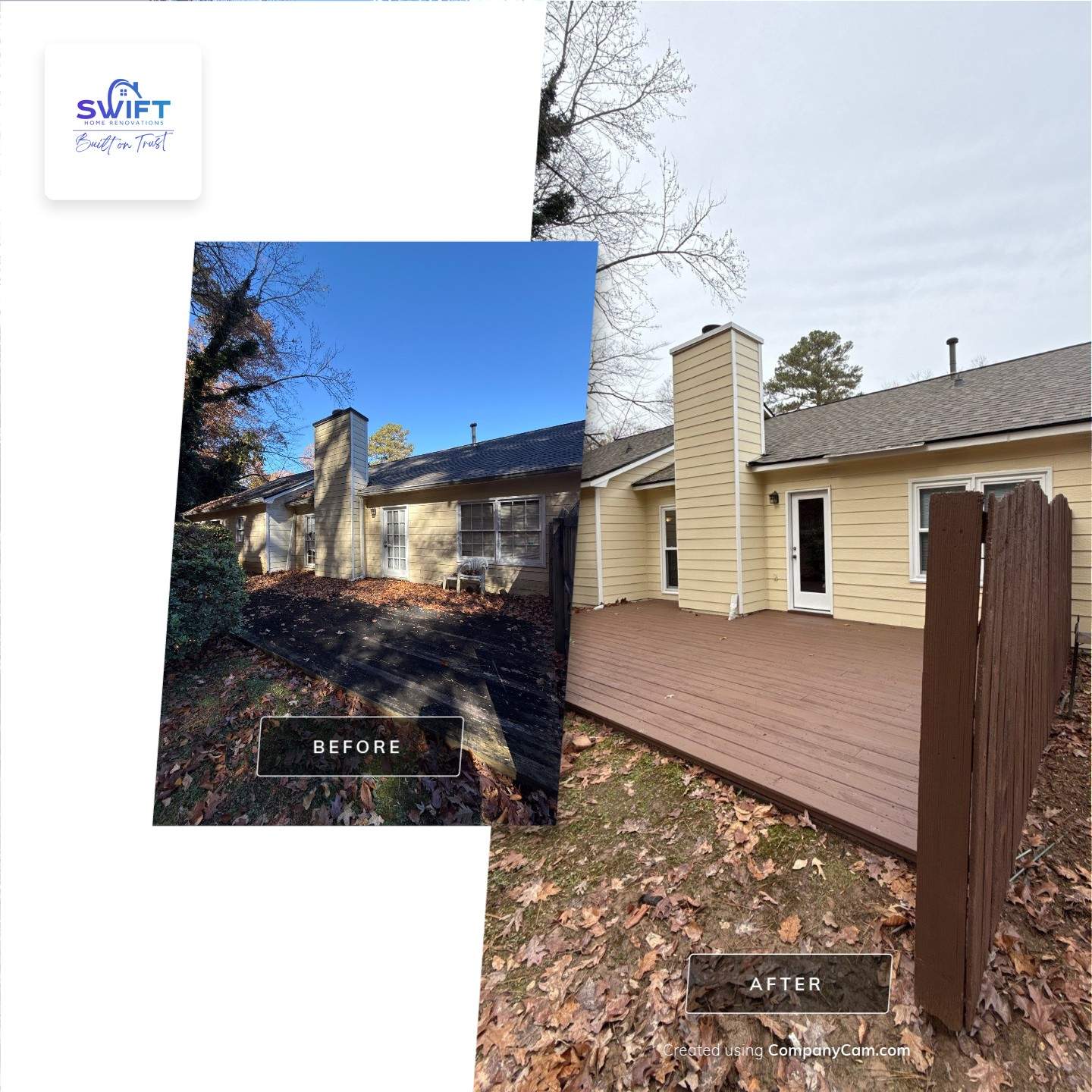 Norcross Exterior Remodel With New Lap Siding and Window Installation by Swift Home Renovations