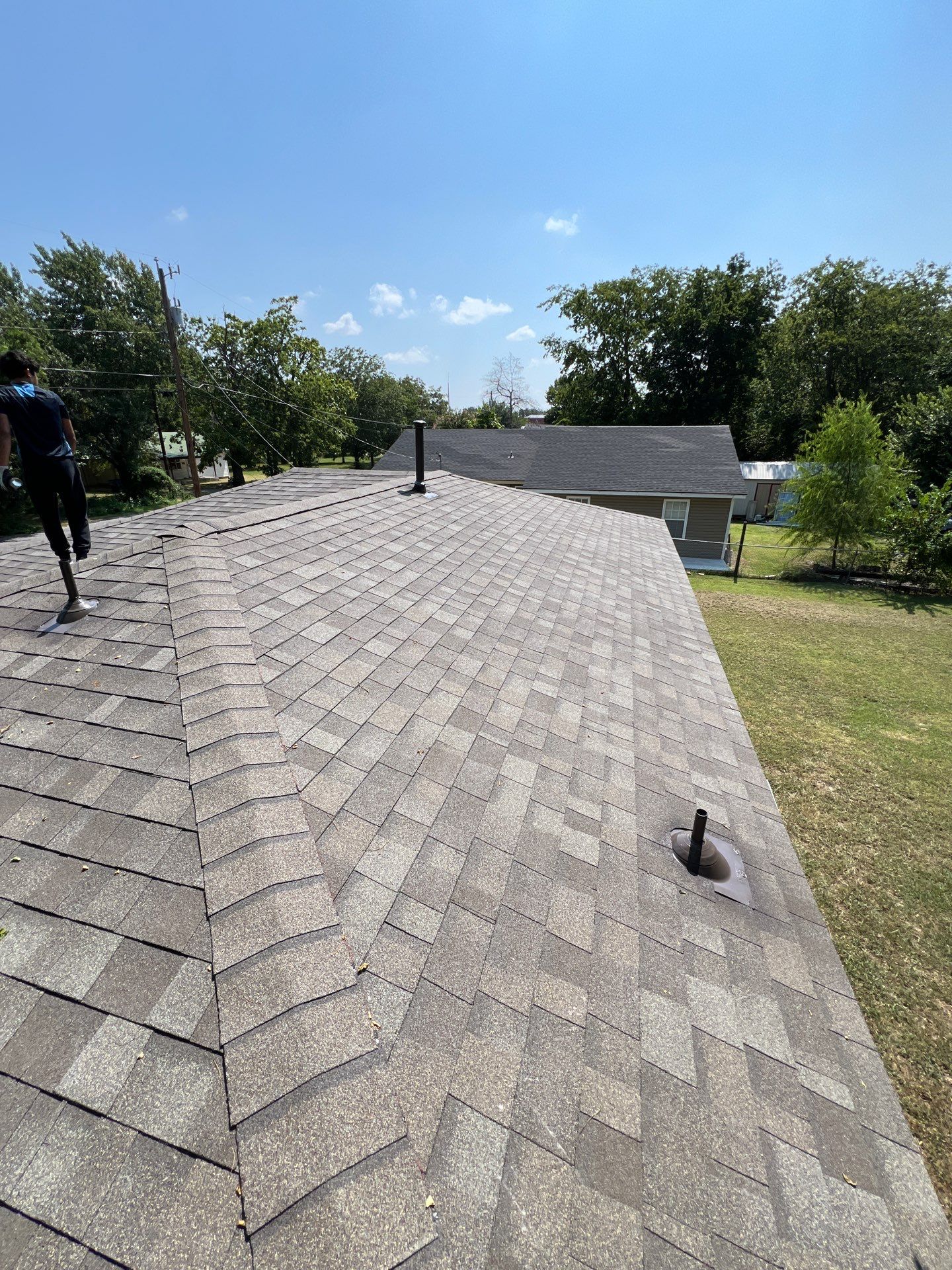 Hail damage & tornado damage restoration.  by In & Out Construction & Remodeling, LLC