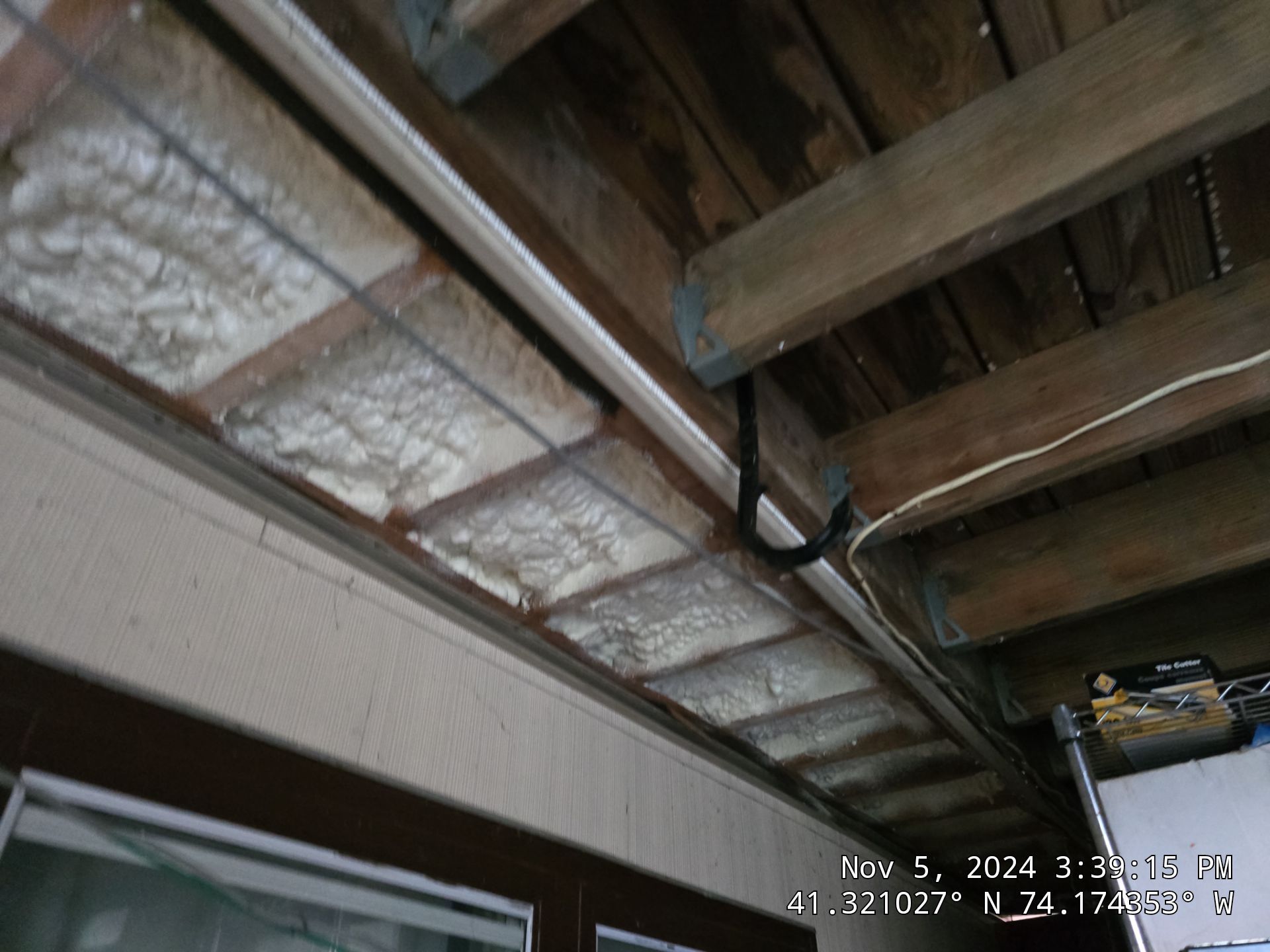 Attic Insulation using open cell spray foam by NYS Foam & Energy