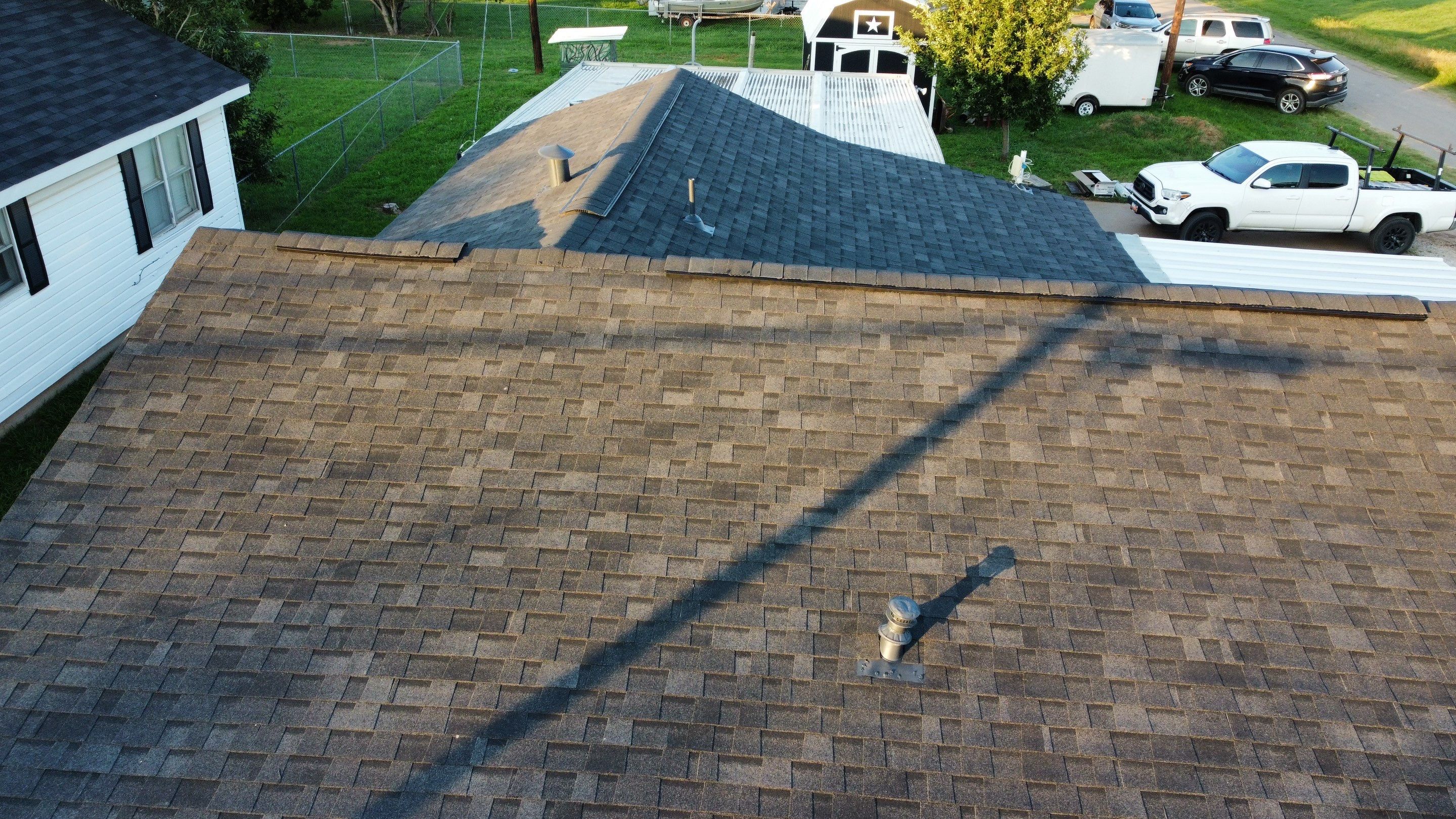 Reroof with Full Redeck by Berry Good Roofing 