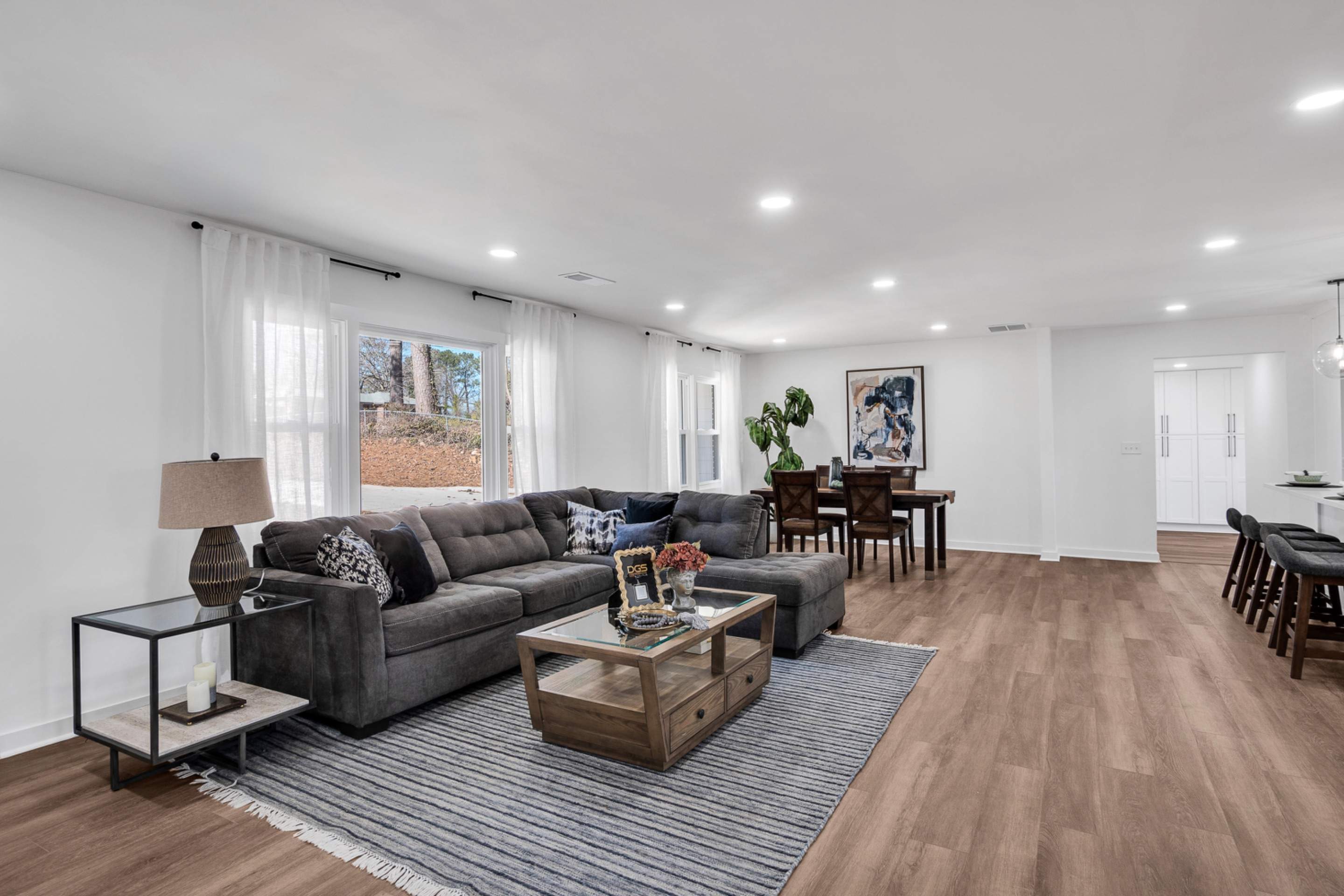 Complete Interior Home Renovation and Basement Finishing in Marietta by Swift Home Renovations 