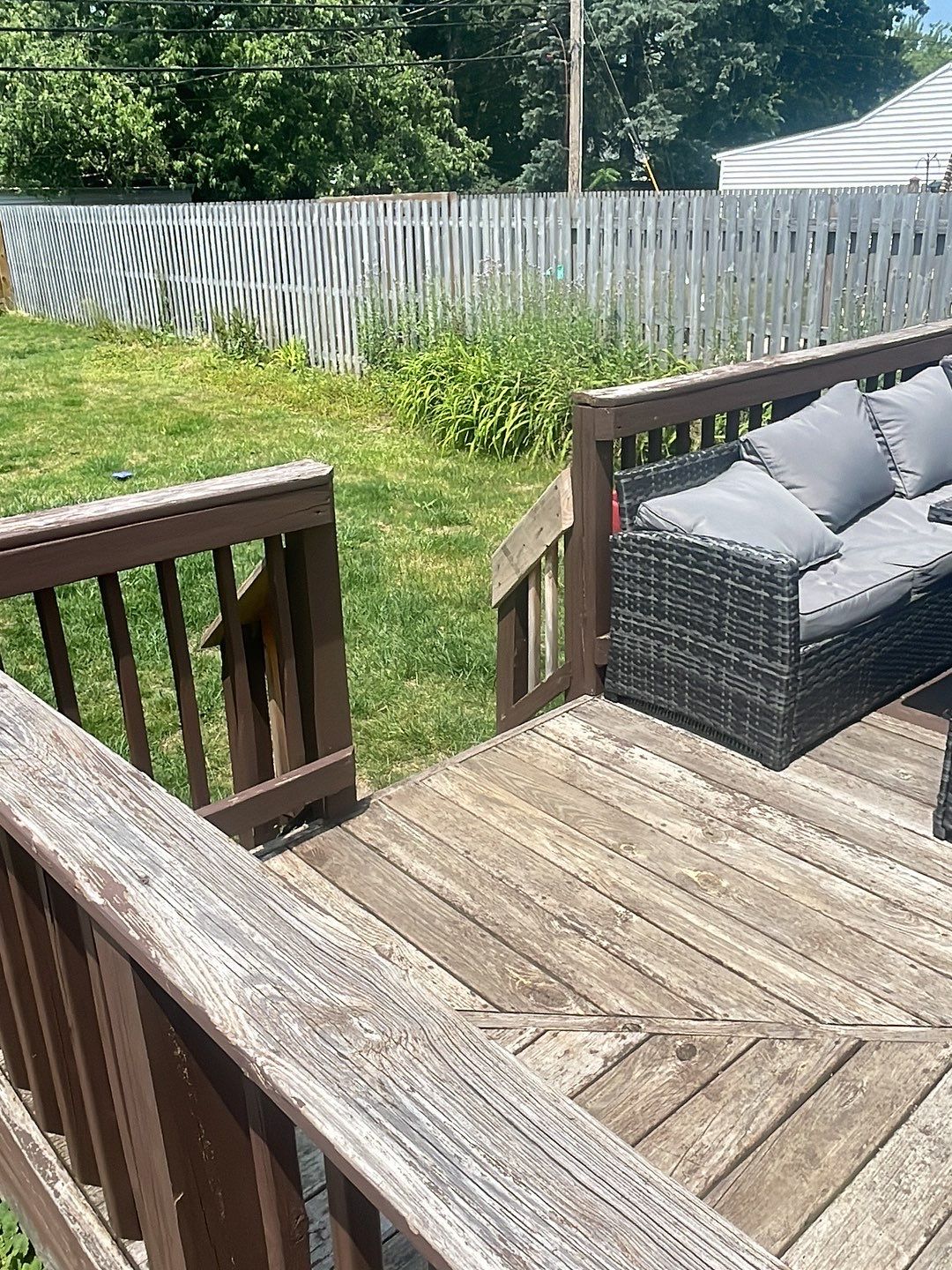 Deck Staining using SuperDeck Exterior Solid Color Stain by Callaway Contracting LLC