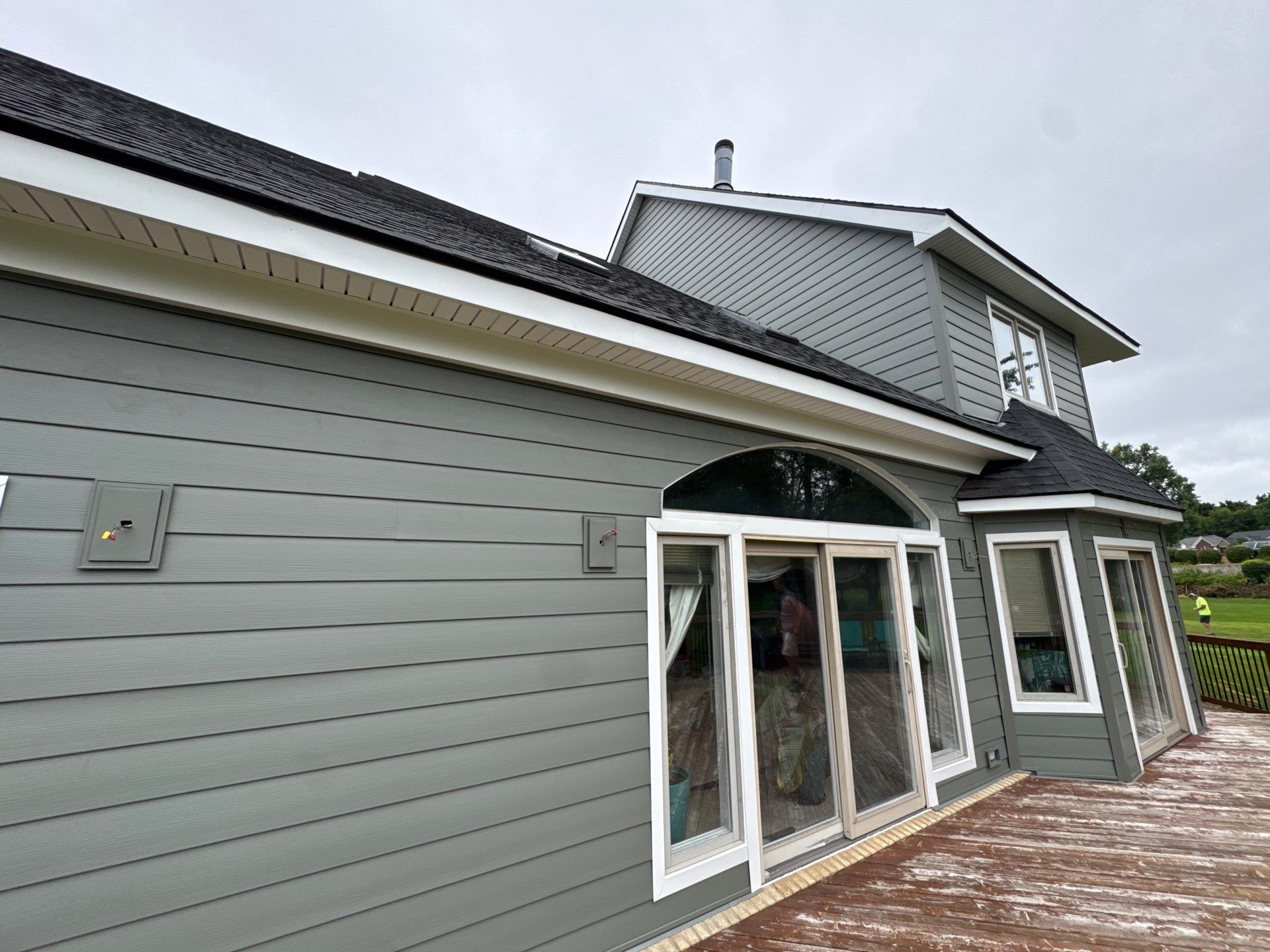 Siding Replacement using Alside Mountain Fern by 180 Contractors