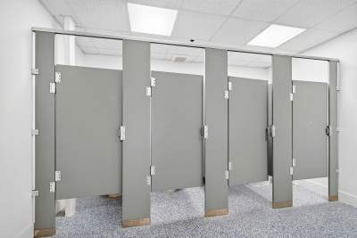 Commercial Restroom Renovation with Epoxy Flooring in Sarasota