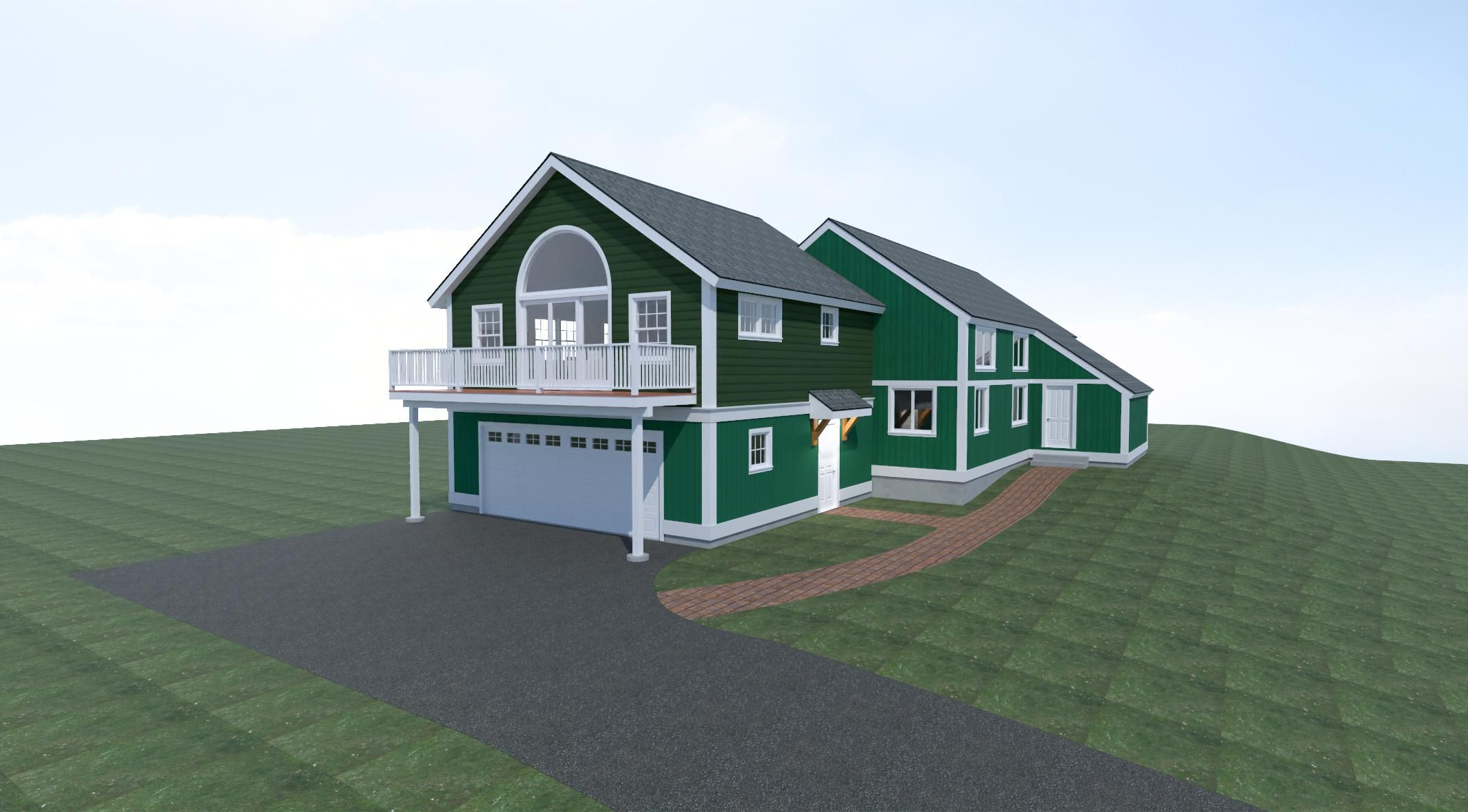 Custom ADU Construction with Vaulted In-Law Suite – LP SmartSide®, ZIP System® & Harvey® Windows by Sensible Home Solutions