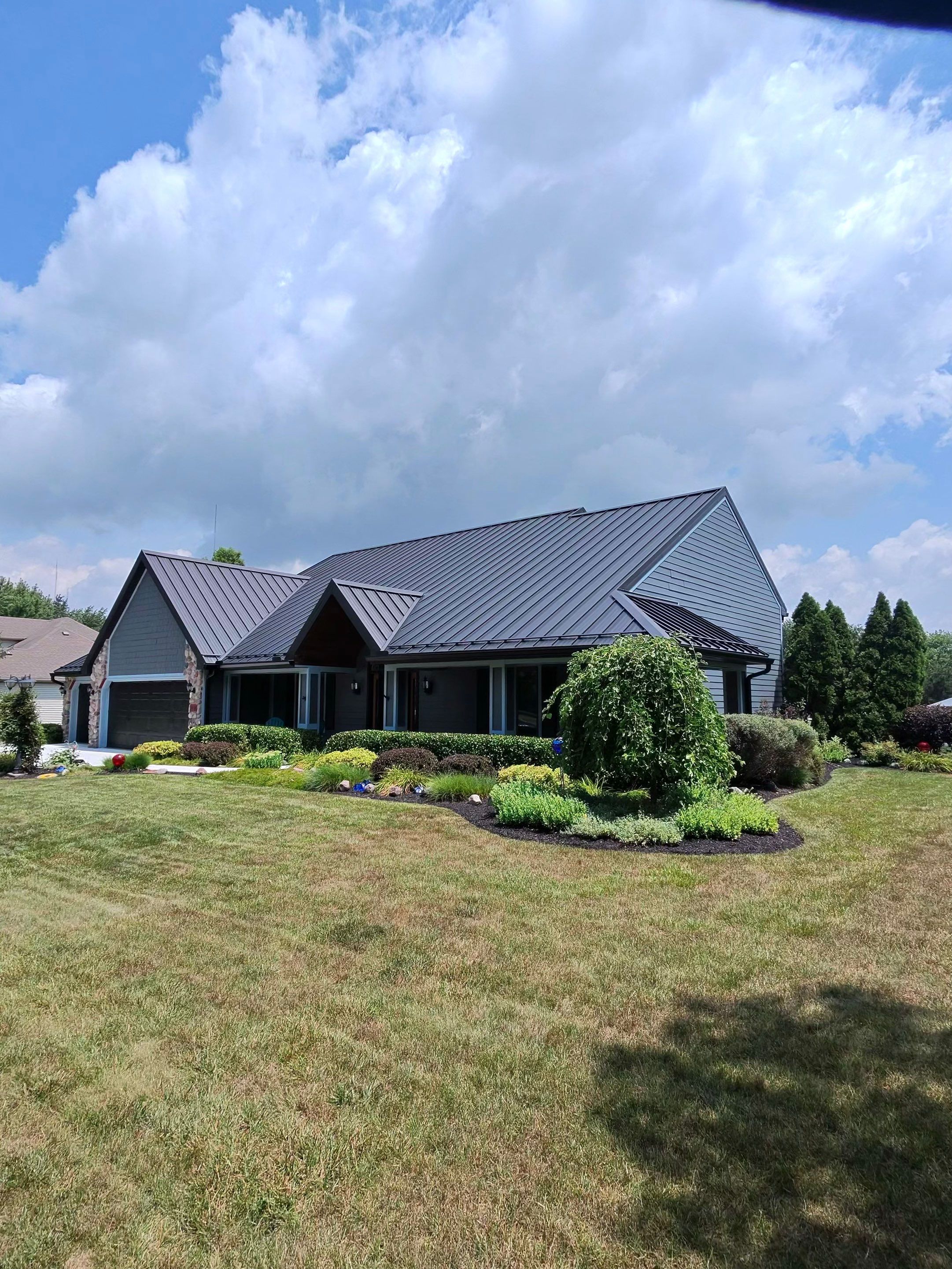 Standing Seam Project in Fort Wayne, IN by 4Ever Metal Roofing