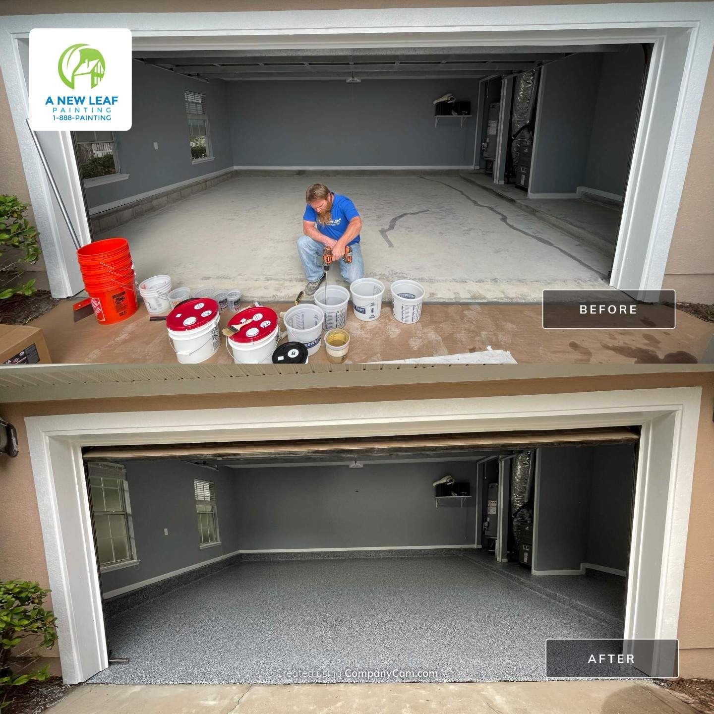 Garage Floor Coating Palencia in St. Augustine, FL 32095 by A New Leaf Painting, LLC