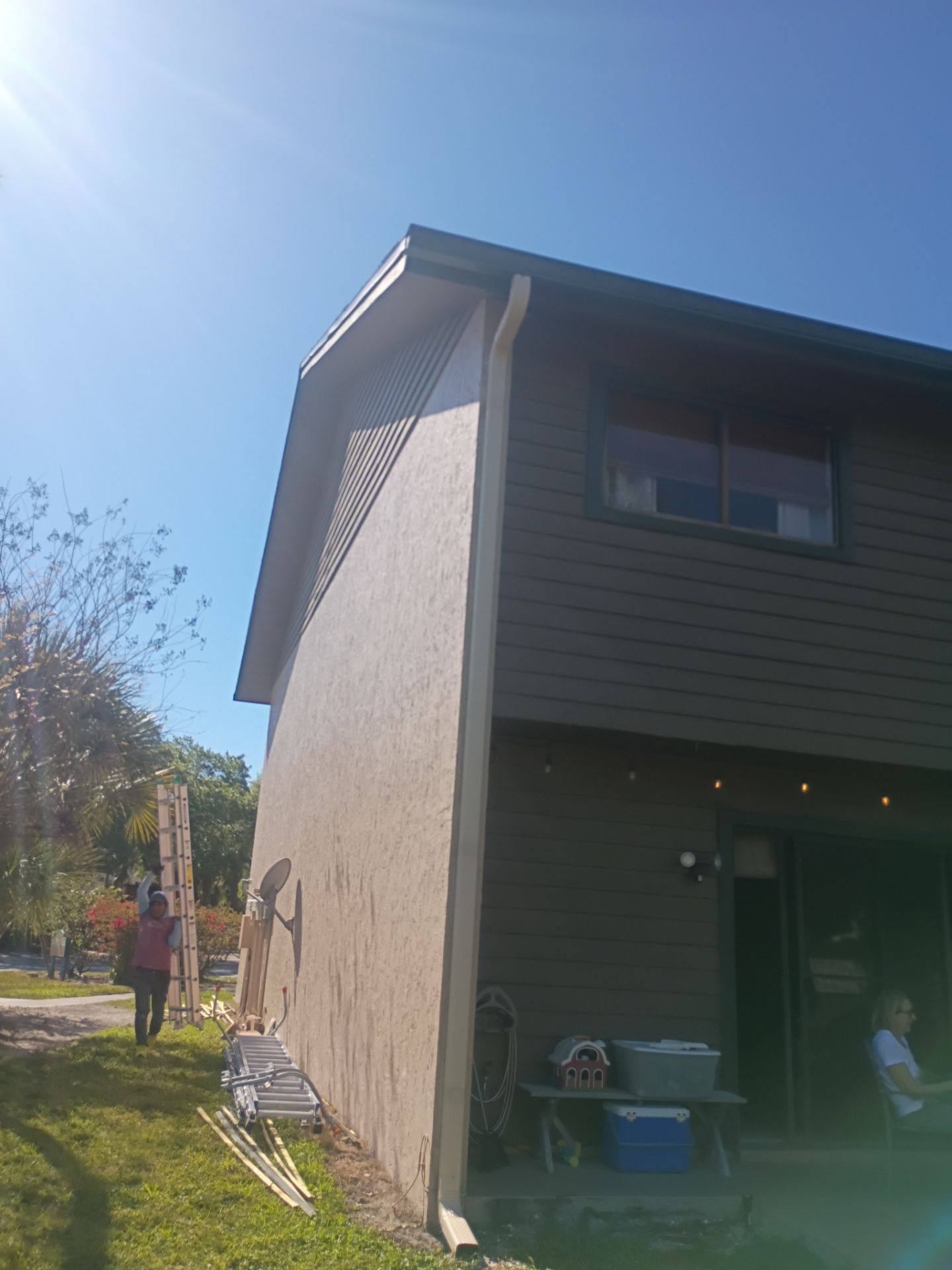 Leaf Guard using Gutter Guards & 3X4Downspoutsts in Sarasota FL by Gutter Professors