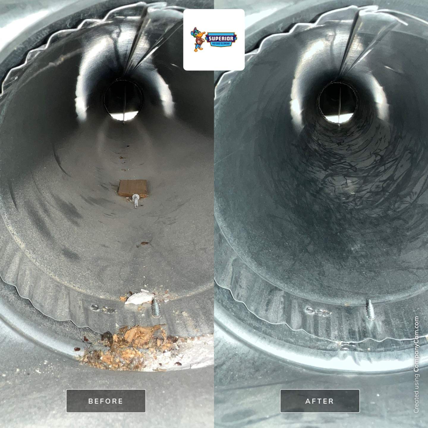 Air Duct Cleaning With a Vacuum Truck in Canfield, OH by Superior Air Duct Cleaning