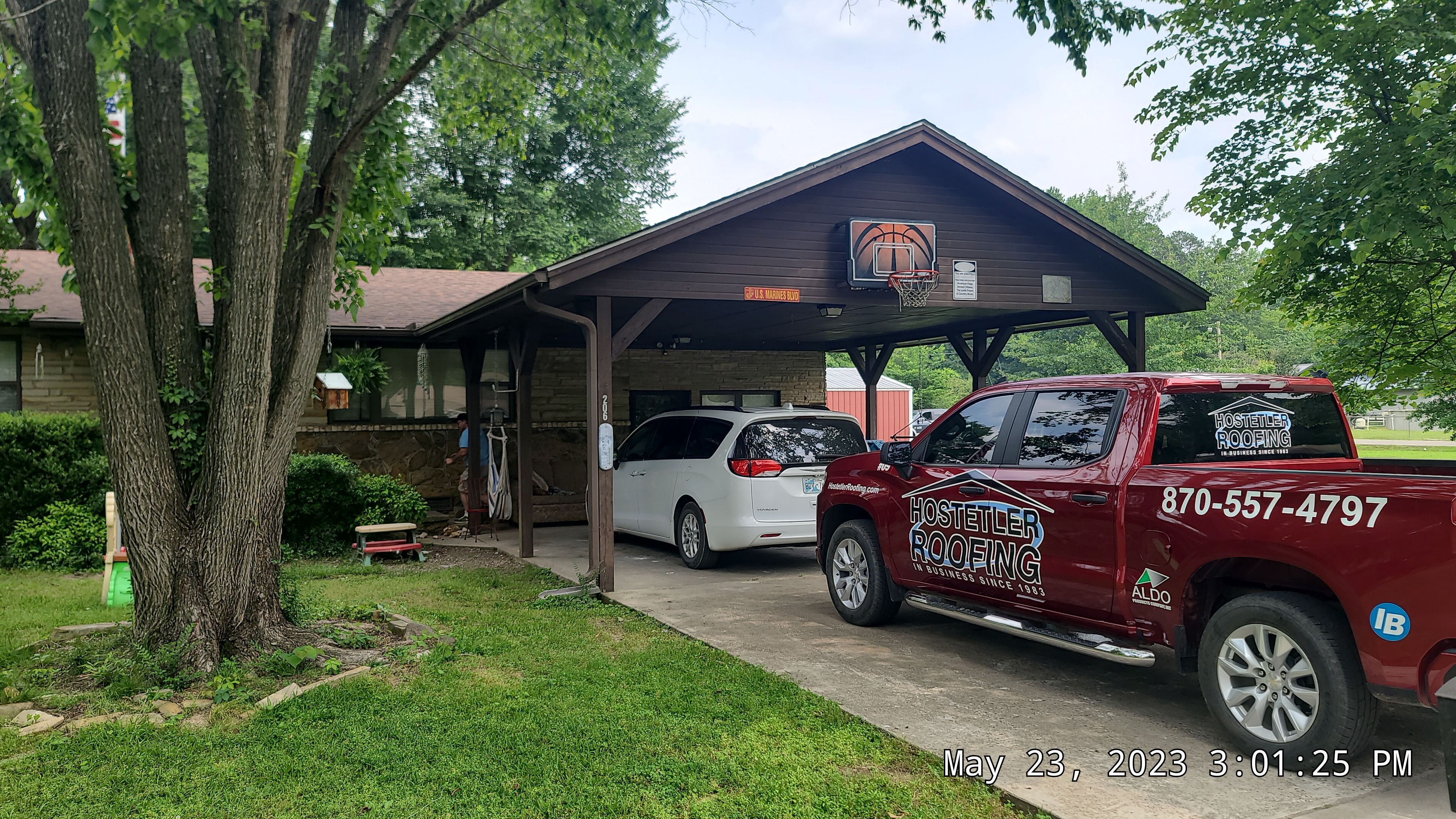 Residential Shingle Reroof using CertainTeed XT25 by Hostetler Roofing