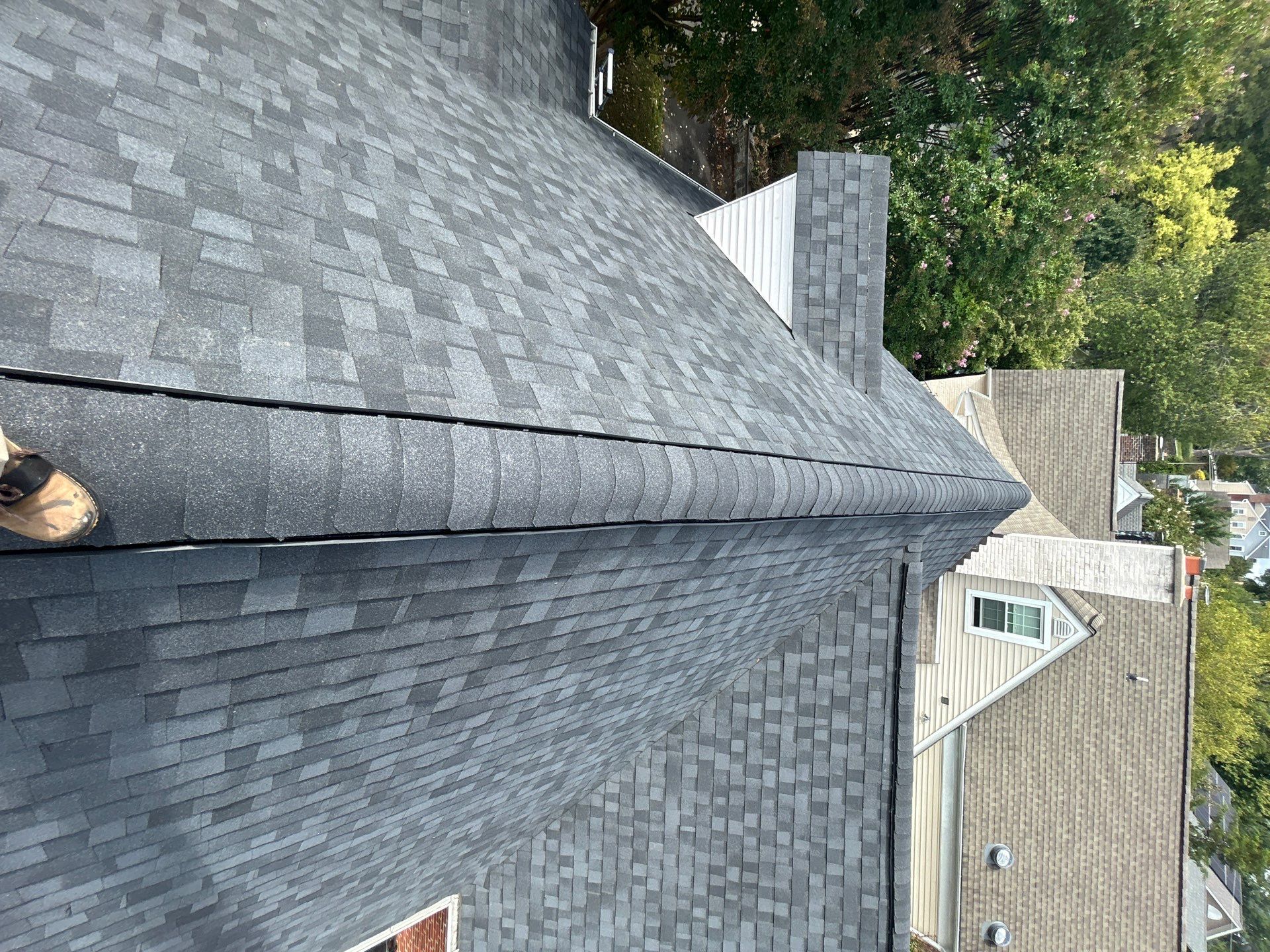 Arlington: Roof Replacement with CertainTeed Landmark Pro Designer Shingles in Max Def Moire Black by RM Banning, Inc.