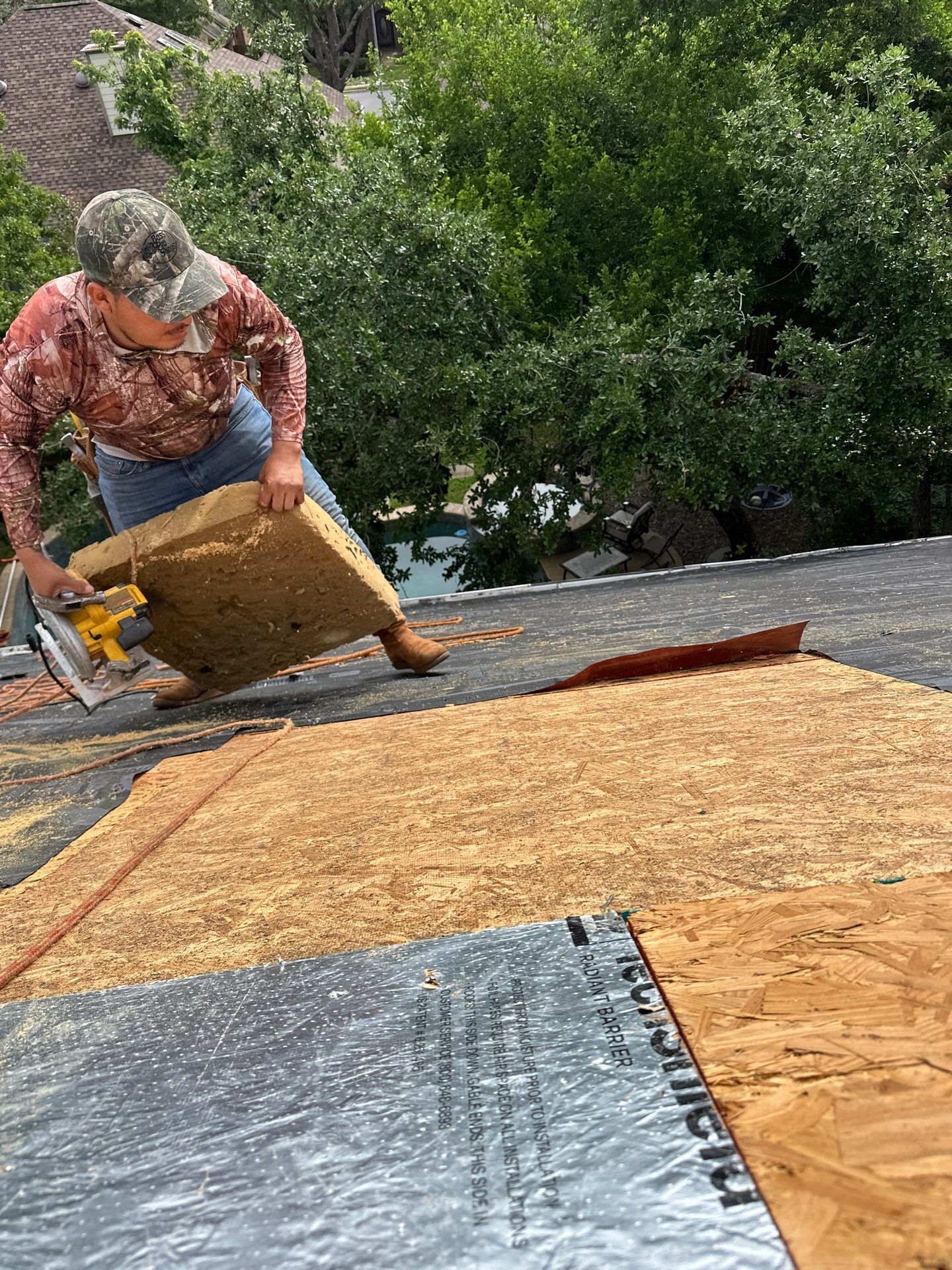 Residential Roofing Installation using IKO Cambridge Dual Black by DeZign Roofing & Exteriors