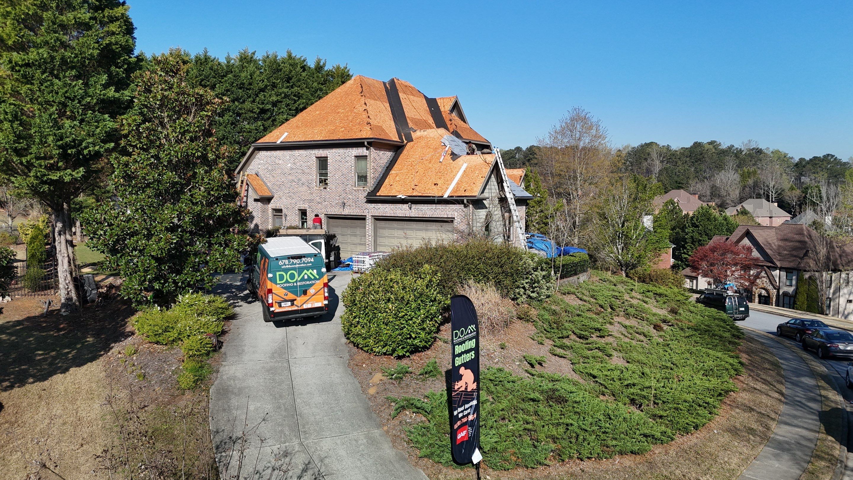  Heathchase Dr Suwanee Roof Replacement   by Dom Roofing & Restoration