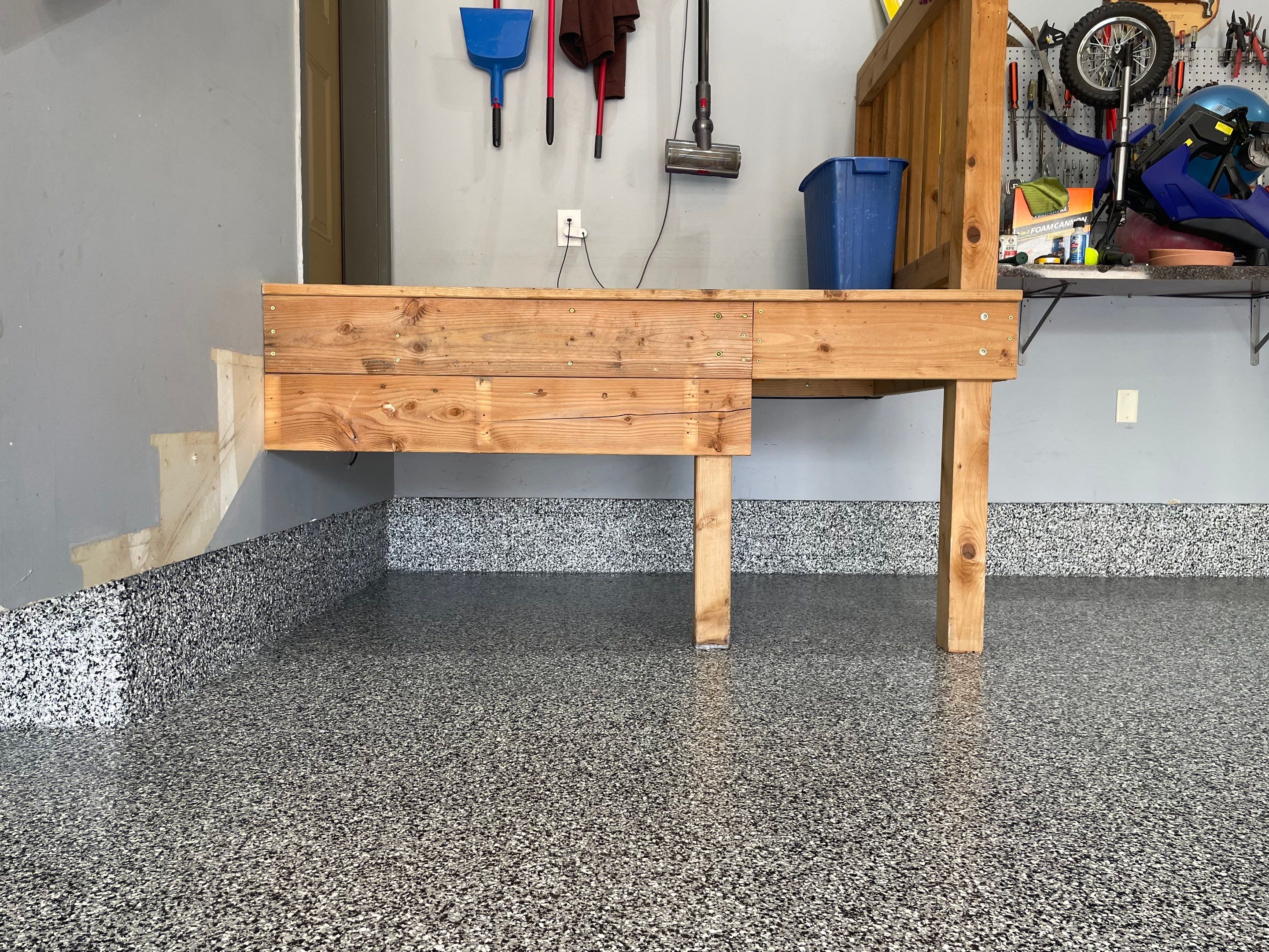 Residential Garage Floor Coating in Sioux Falls by Select Painting, Coatings & Garage Cabinets
