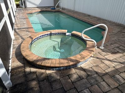Paver Pool Deck & Screen Enclosure Transformation | University Park, Sarasota FL