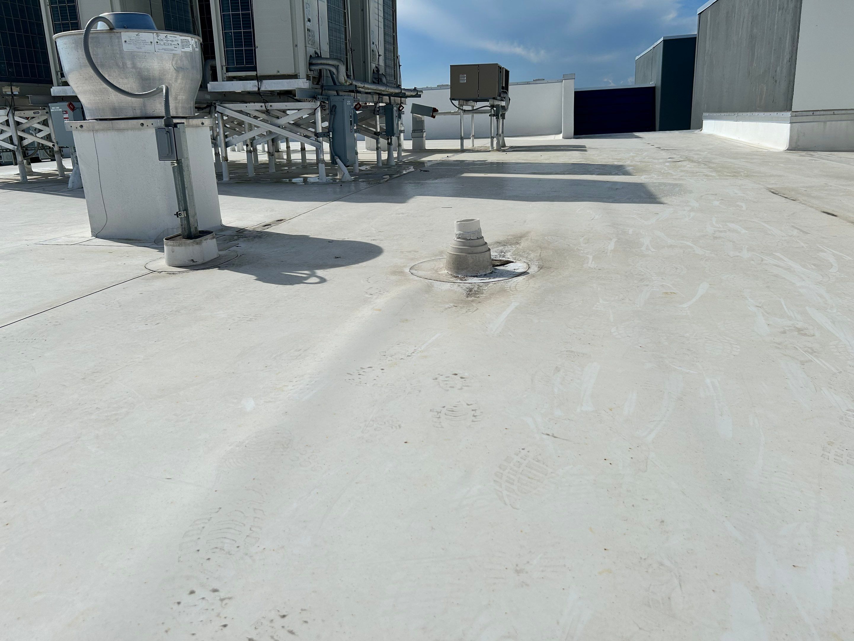 TPO Flat Roof Installation at Dade Quail Roost in Miami by AJF ROOFING INC