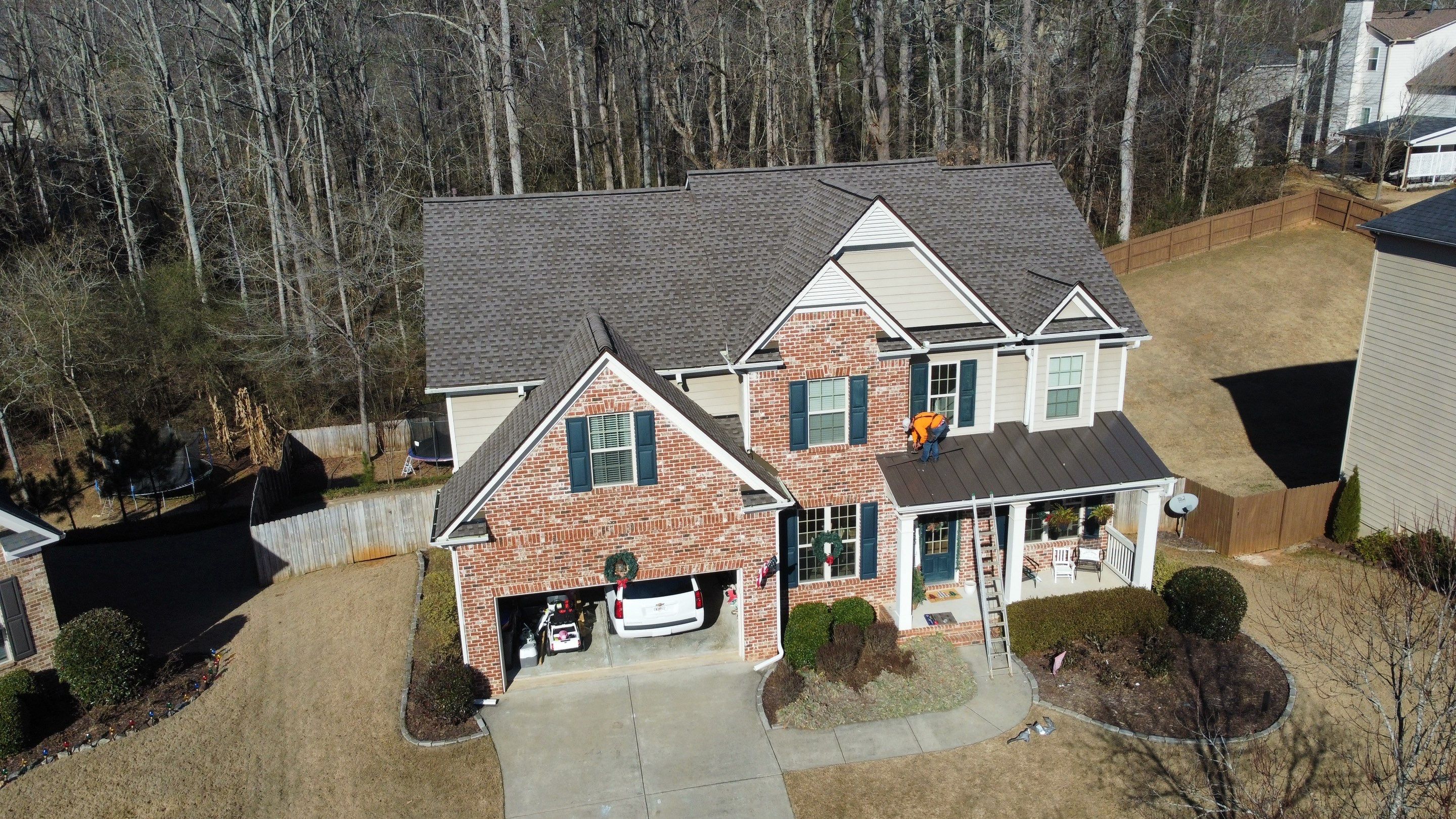 Cumming, GA Roof Replacement GAF Timberline HDZ Mission Brown by Reset Roofing