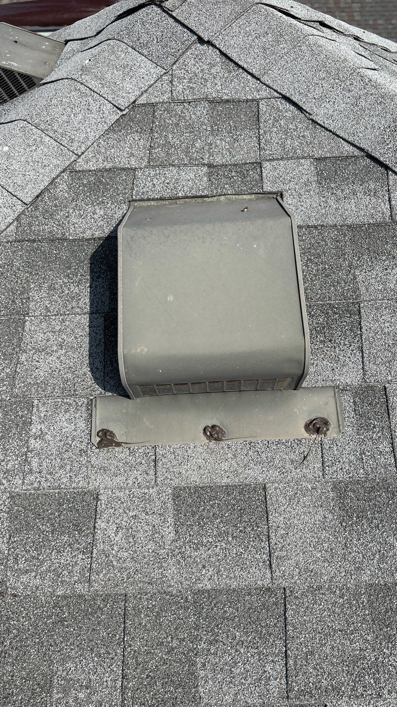 Residential Roofing Repair using Galvanized Chimney Cap & Chase by Lighthouse Roofing