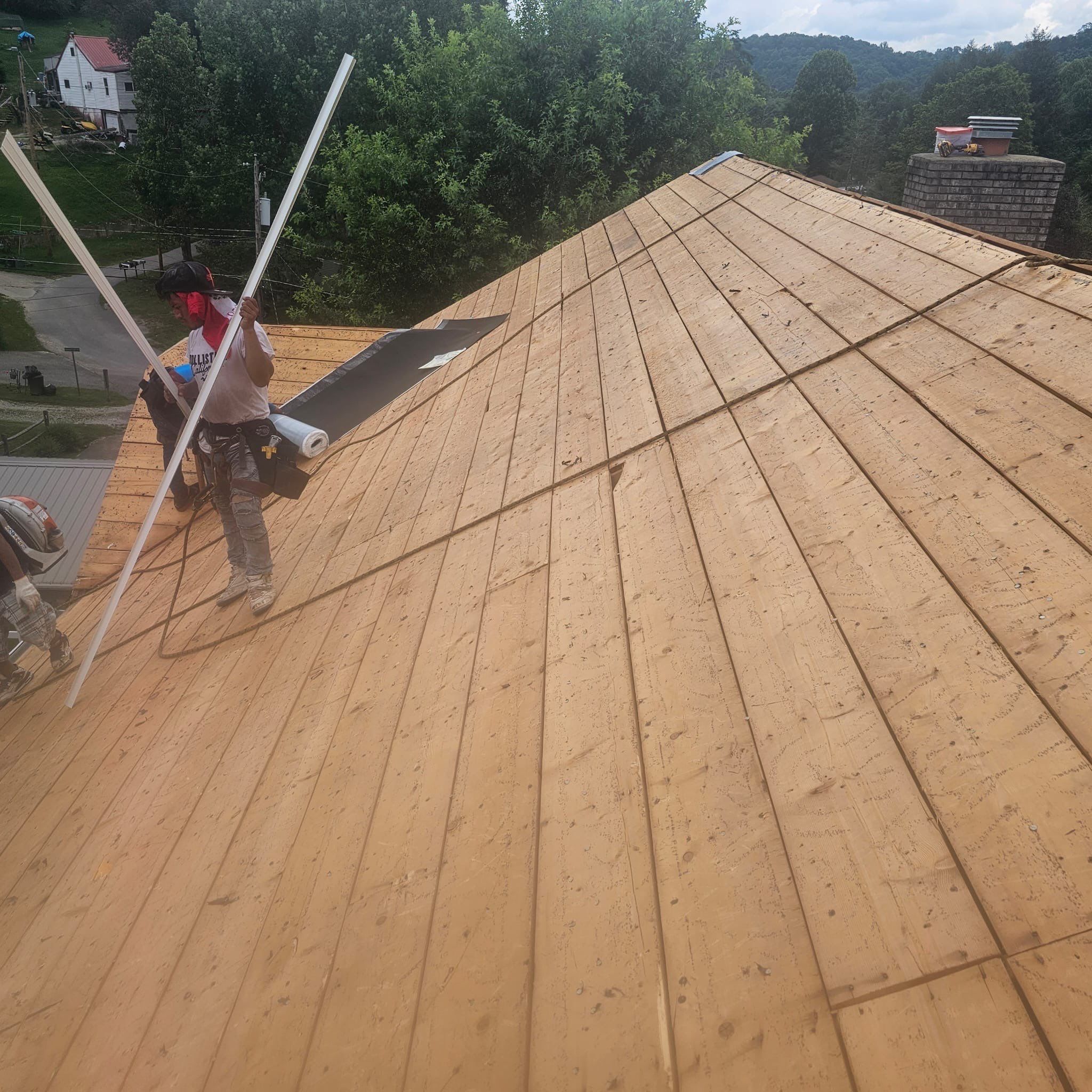 Residential Roofing Installation using GAF Timberline HDZ Charcoal by Rainstoppers Roofing