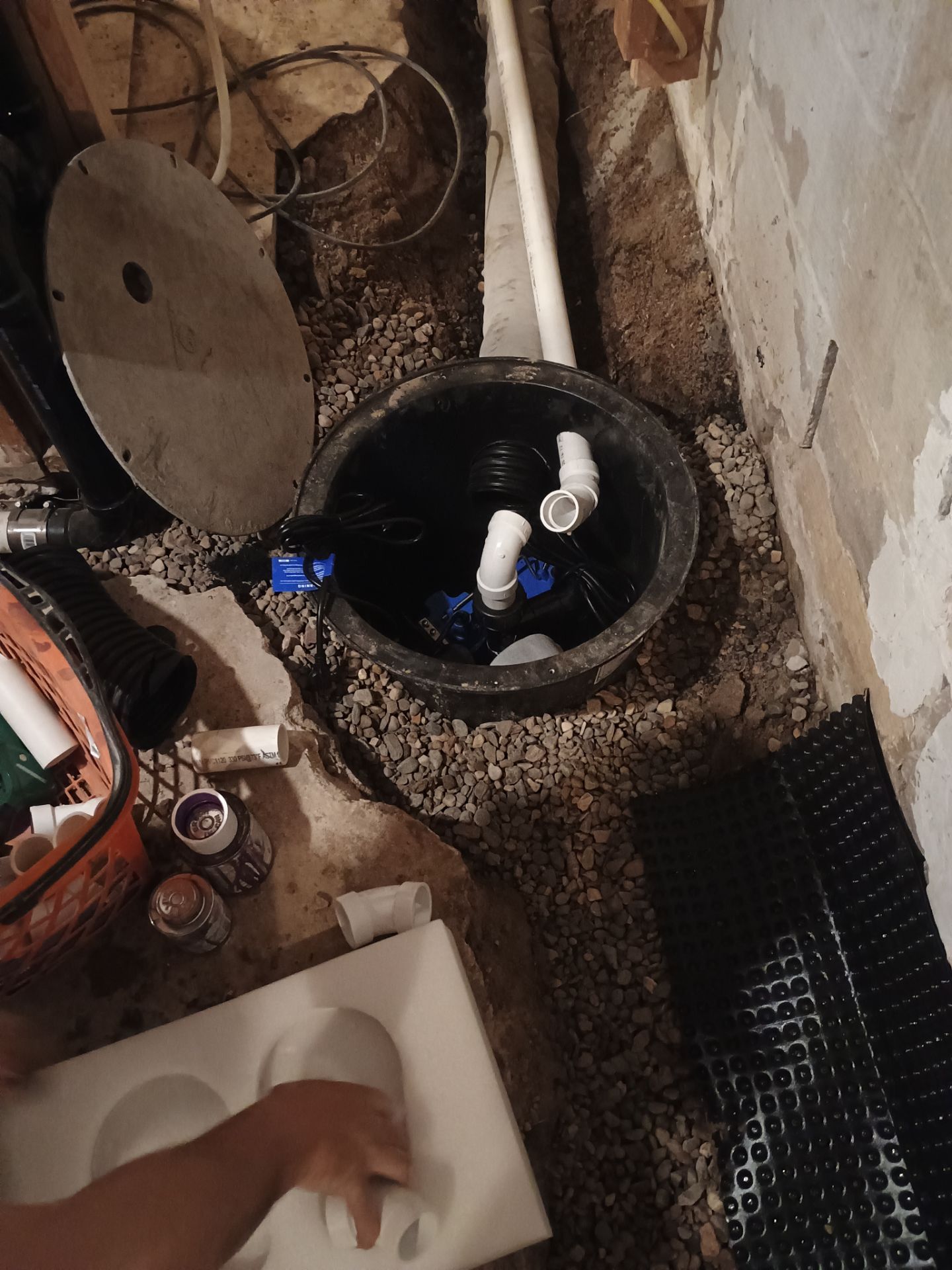 Drain Tile in Minneapolis for Kristen & Taylor by Waterproofing Northeast