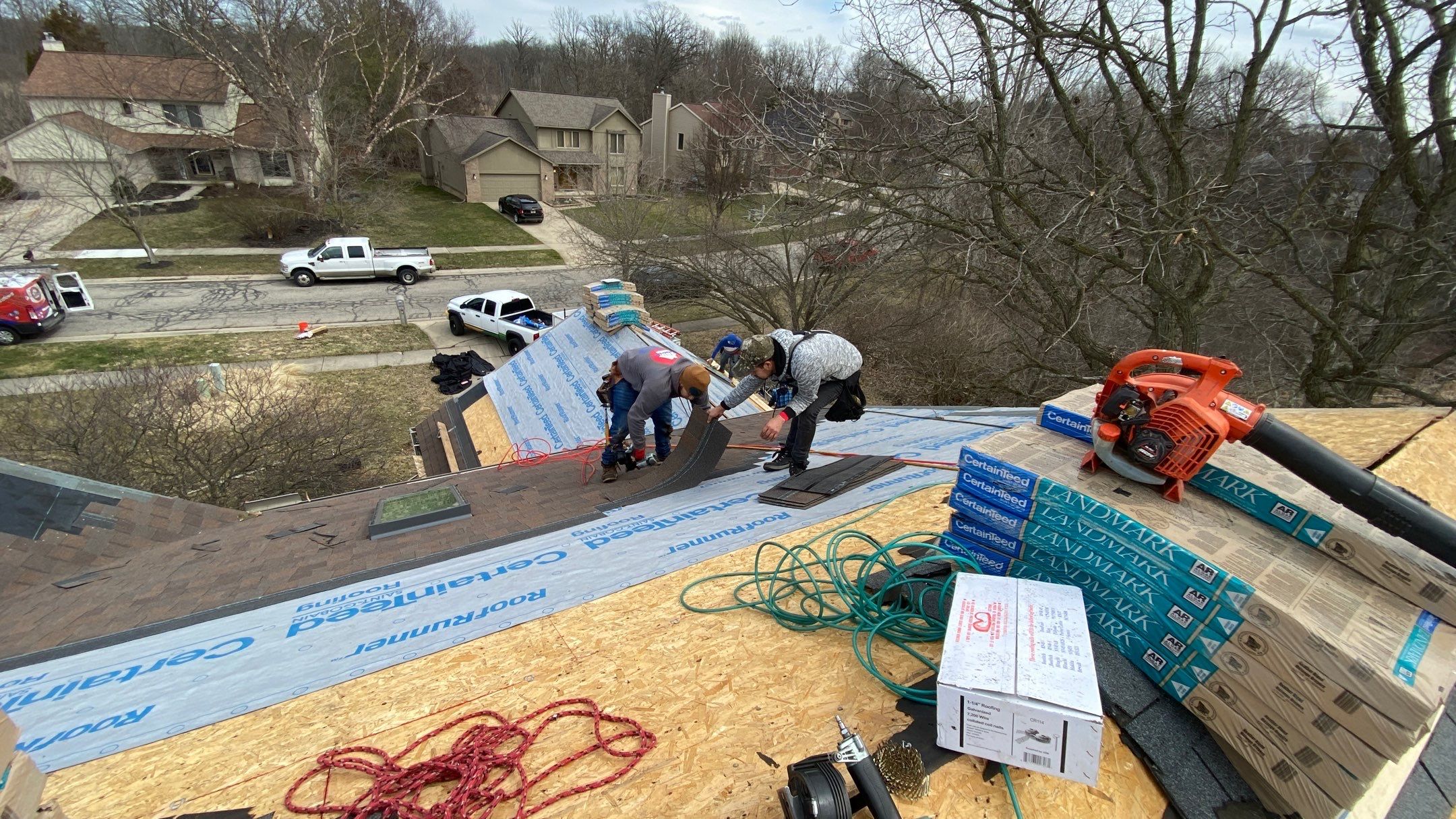 Roof Replacement using CertainTeed Landmark by 180 Contractors