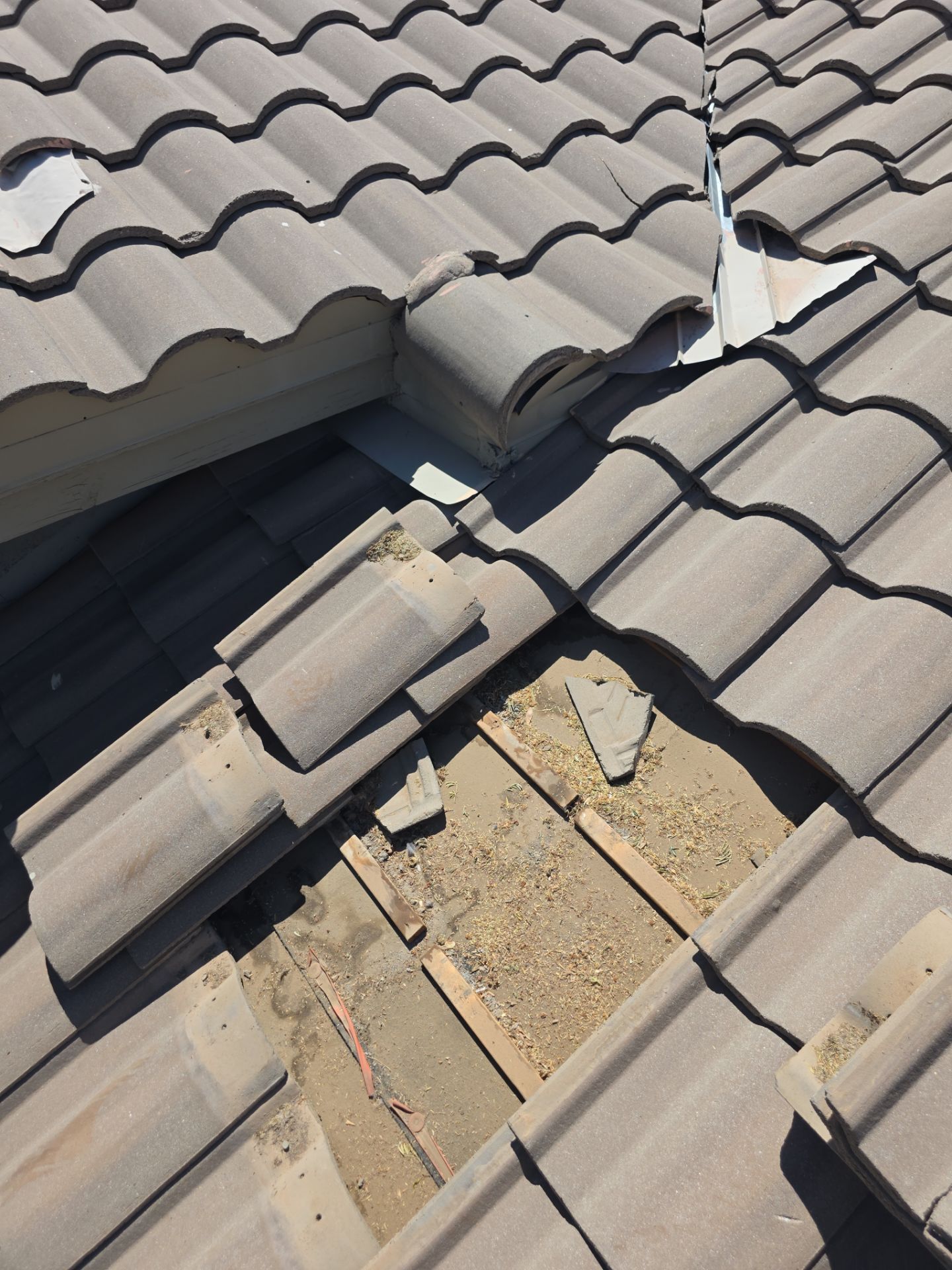 Residential Roof Install using Concrete Tiles in Scottsdale, Arizona by Weather-Tite Roofing