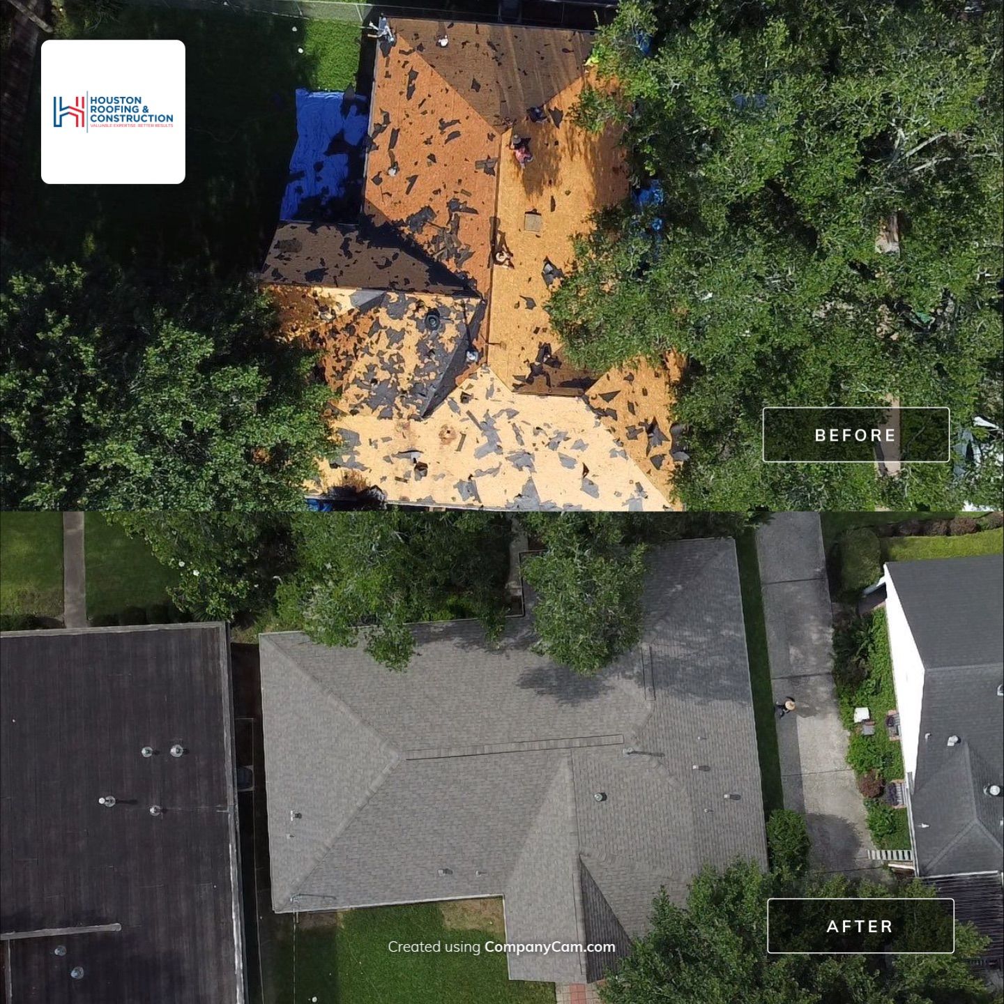 Roof Replacement by Houston Roofing & Construction