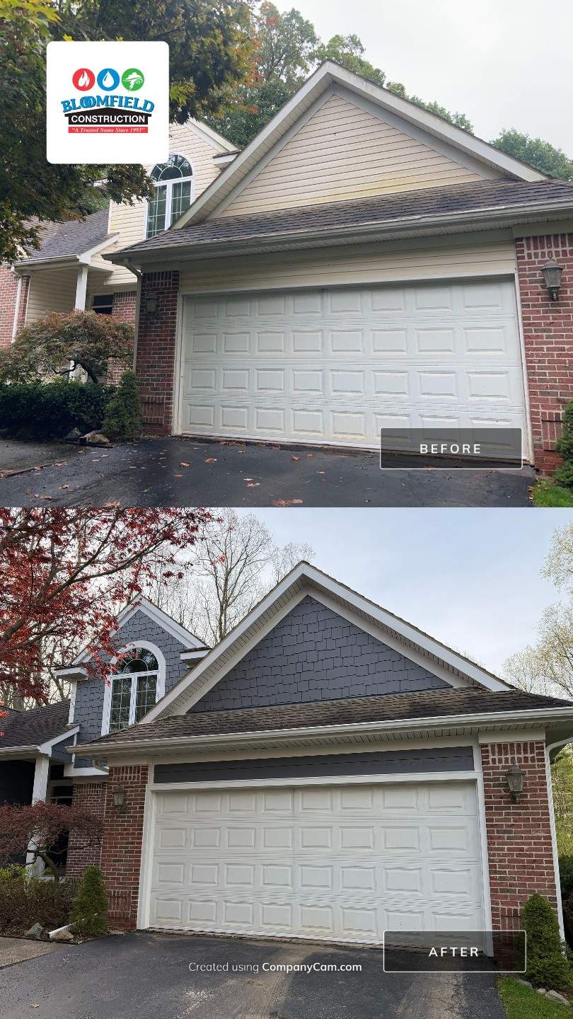 James Hardie Siding Replacement by Bloomfield Construction & Restoration