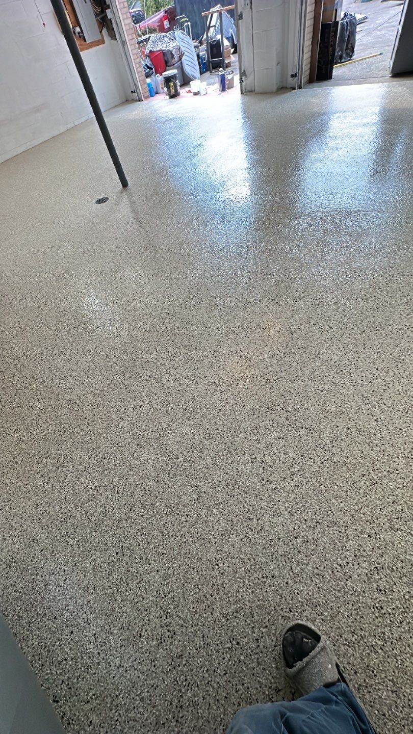 Porch, steps and Garage Project in Crafton by Floors in a Day, Inc