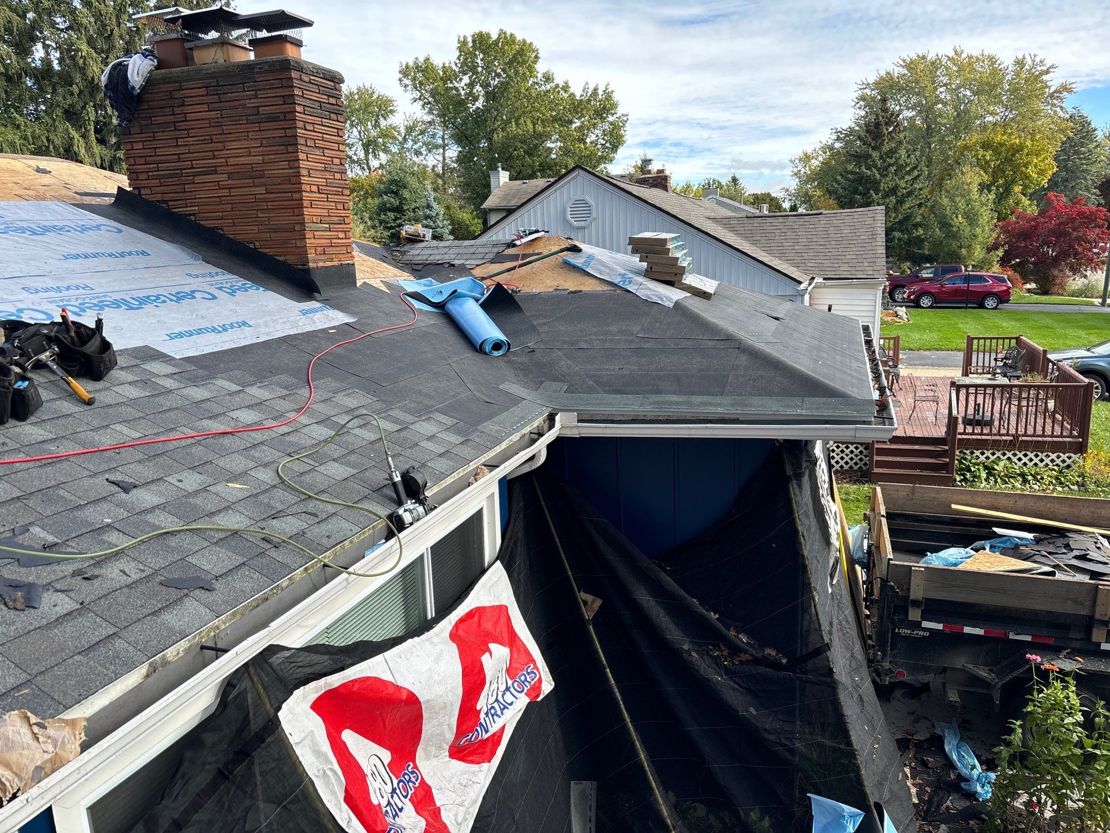 Roof Replacement using CertainTeed Landmark by 180 Contractors