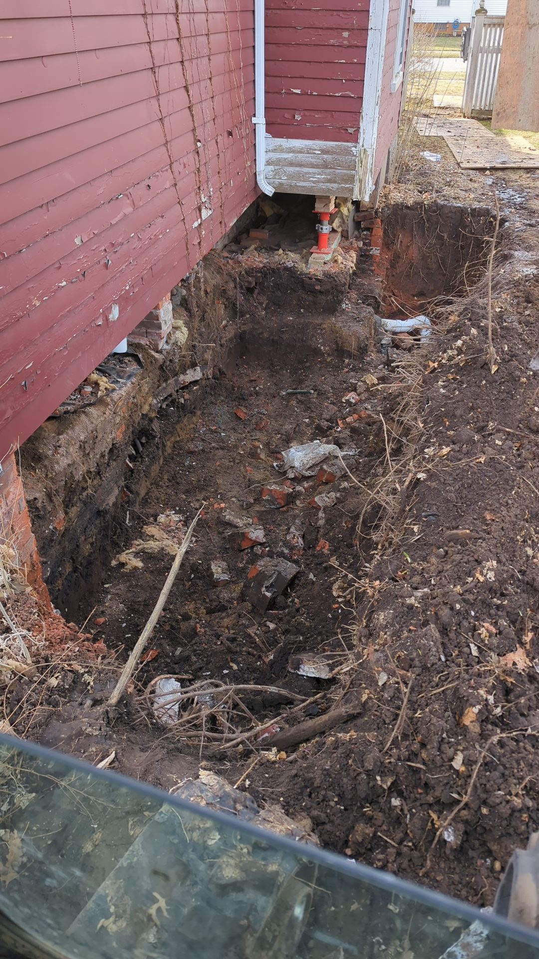 Excavation, Foundation Rebuild, and Masonry Repair by ACE Waterproofing & Basement Solutions