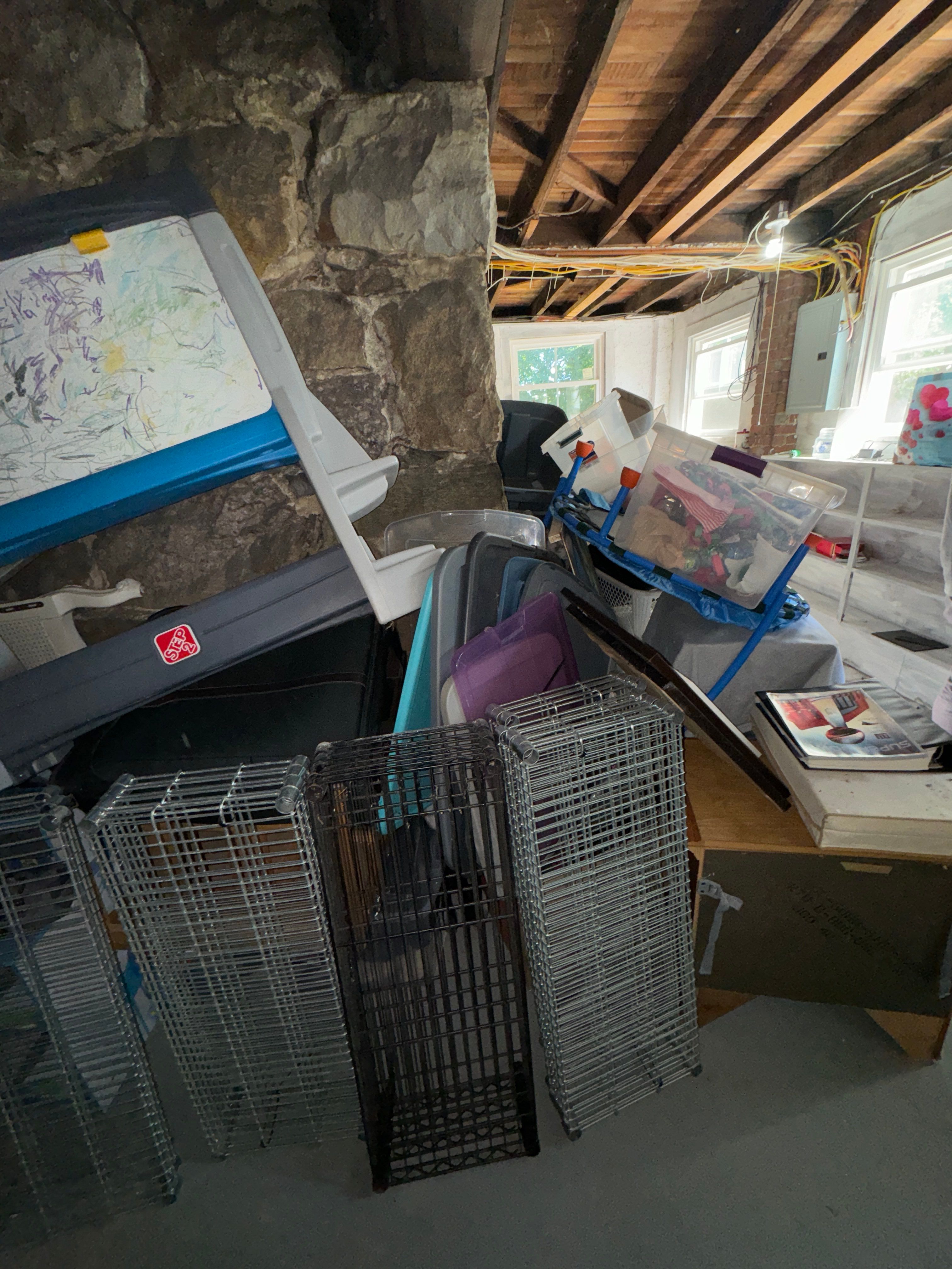 Interior French Drain & Mold Remediation in Mt Tabor NJ by Pure Service Pro, LLC 
