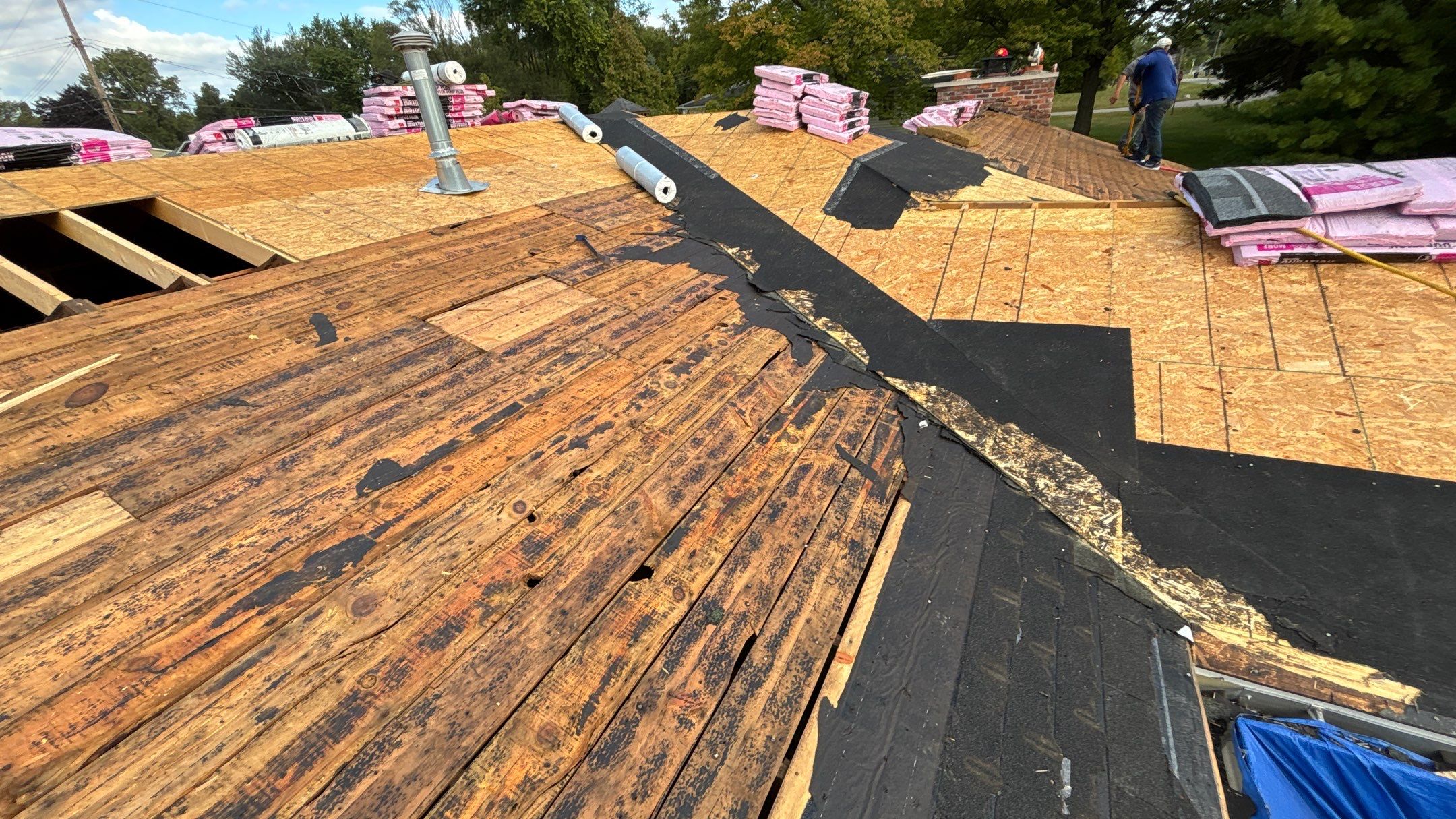 Roof Replacement using Owens Corning Slatestone Gray by 180 Contractors