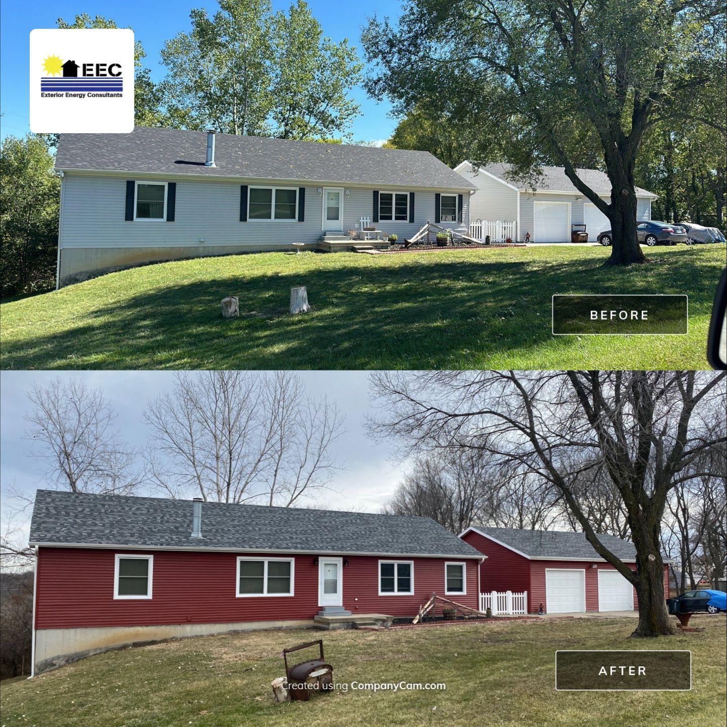 From Bland to WOW! by EEC Windows, Siding & Roofing