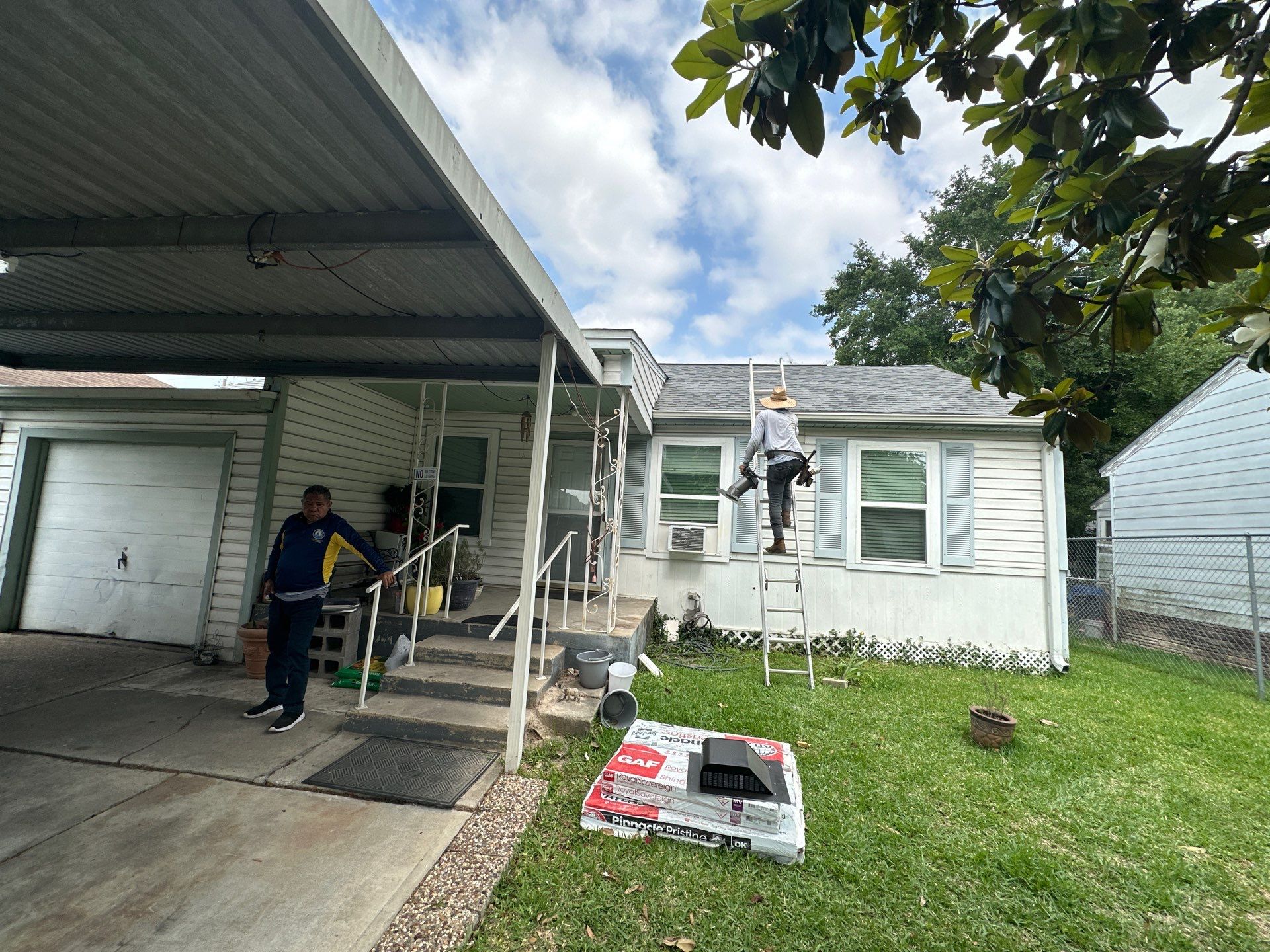 Aging Roof Renewed with Architectural Shingles — Houston, TX by PL Roofing & SB Roofing, LLC.