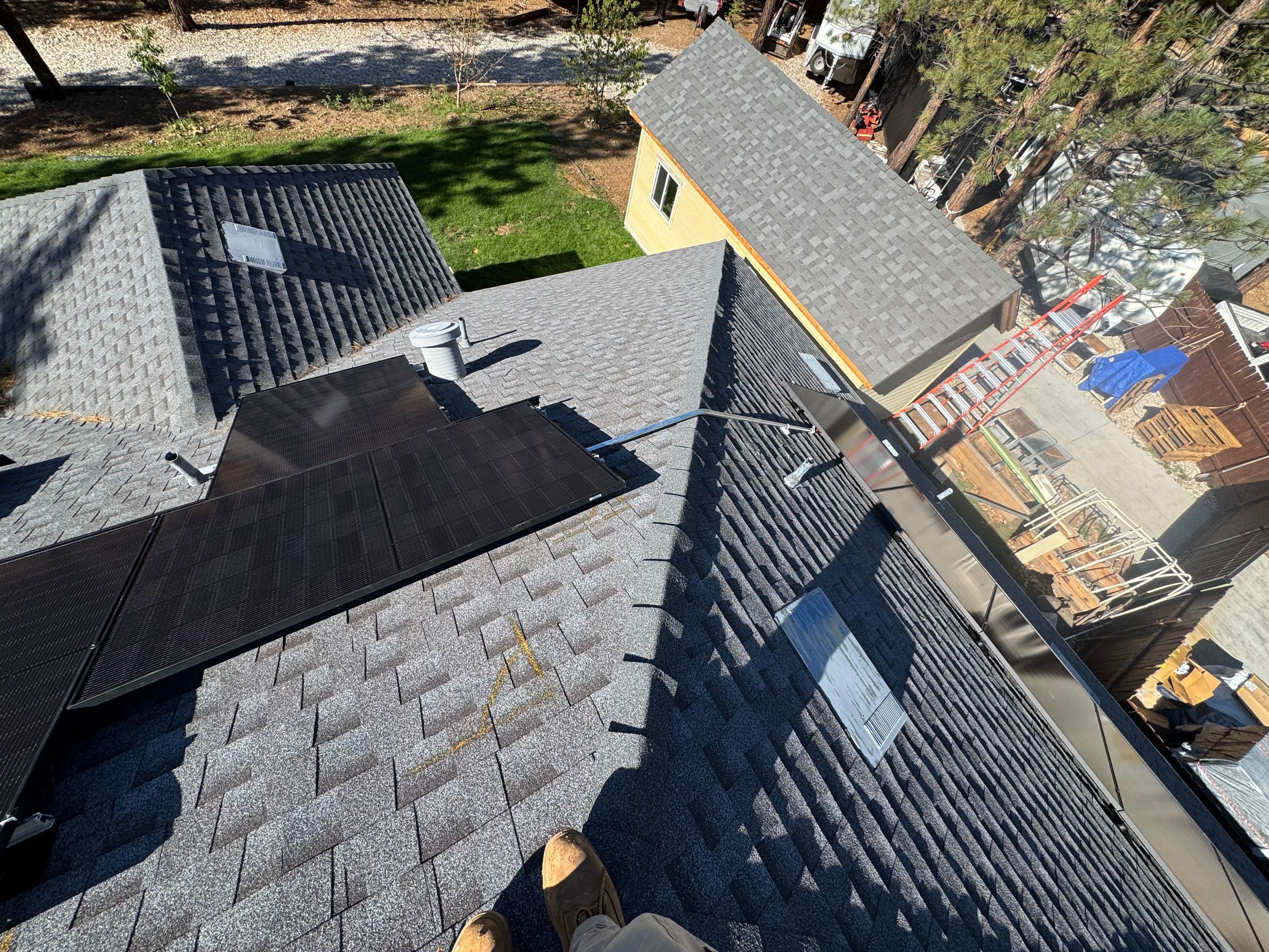 Residential Solar Array and Tesla Powerwall Installation in Big Bear by VIBE SOLAR