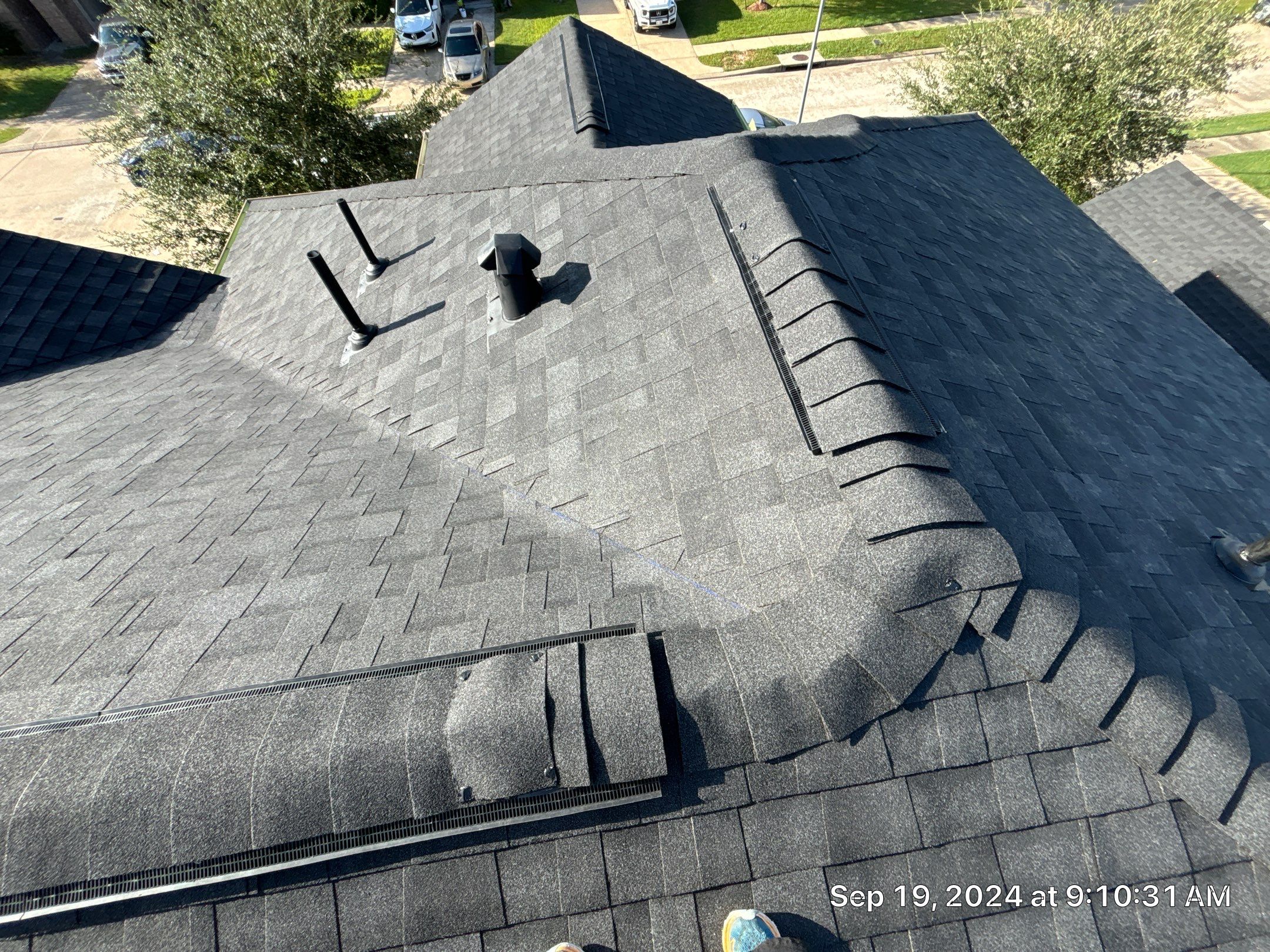 Houston Reroof Project Post Hurricane Beryl by Berry Good Roofing