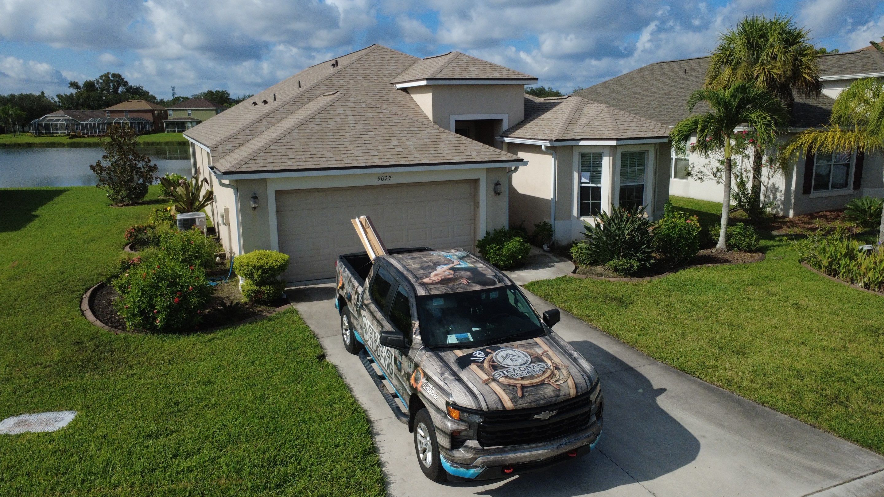 Roof Replacement in Palmetto, FL by Steadfast Roofing 