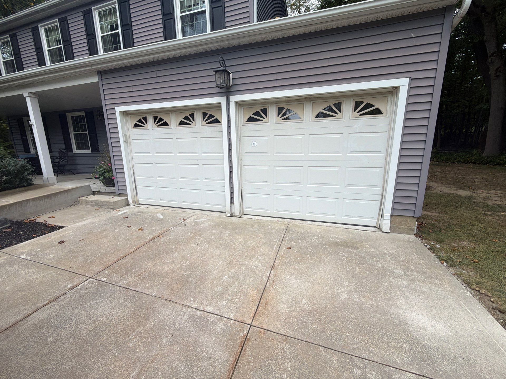 Double Garage Door Installation in Mentor, Ohio by Ohio Garage Door Repair