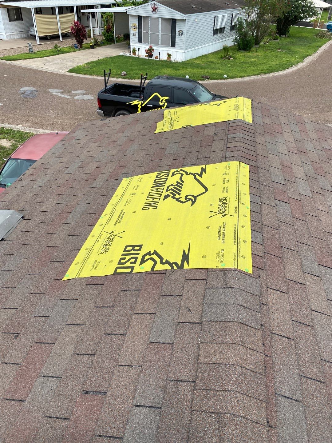 San Juan Roof Project by Bison Roofing  