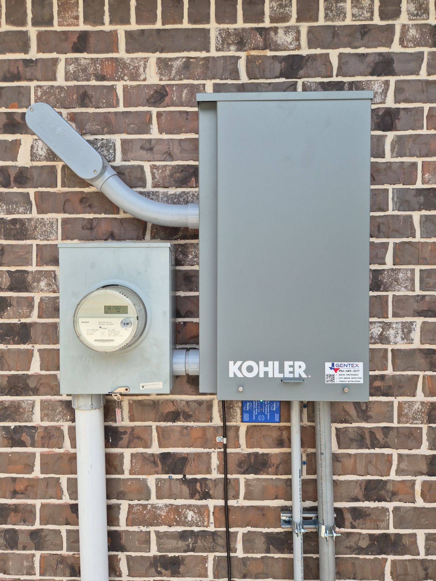 Kohler 26RCA Standby Generator Installation for Conroe Homeowner by GenTex Elite Services